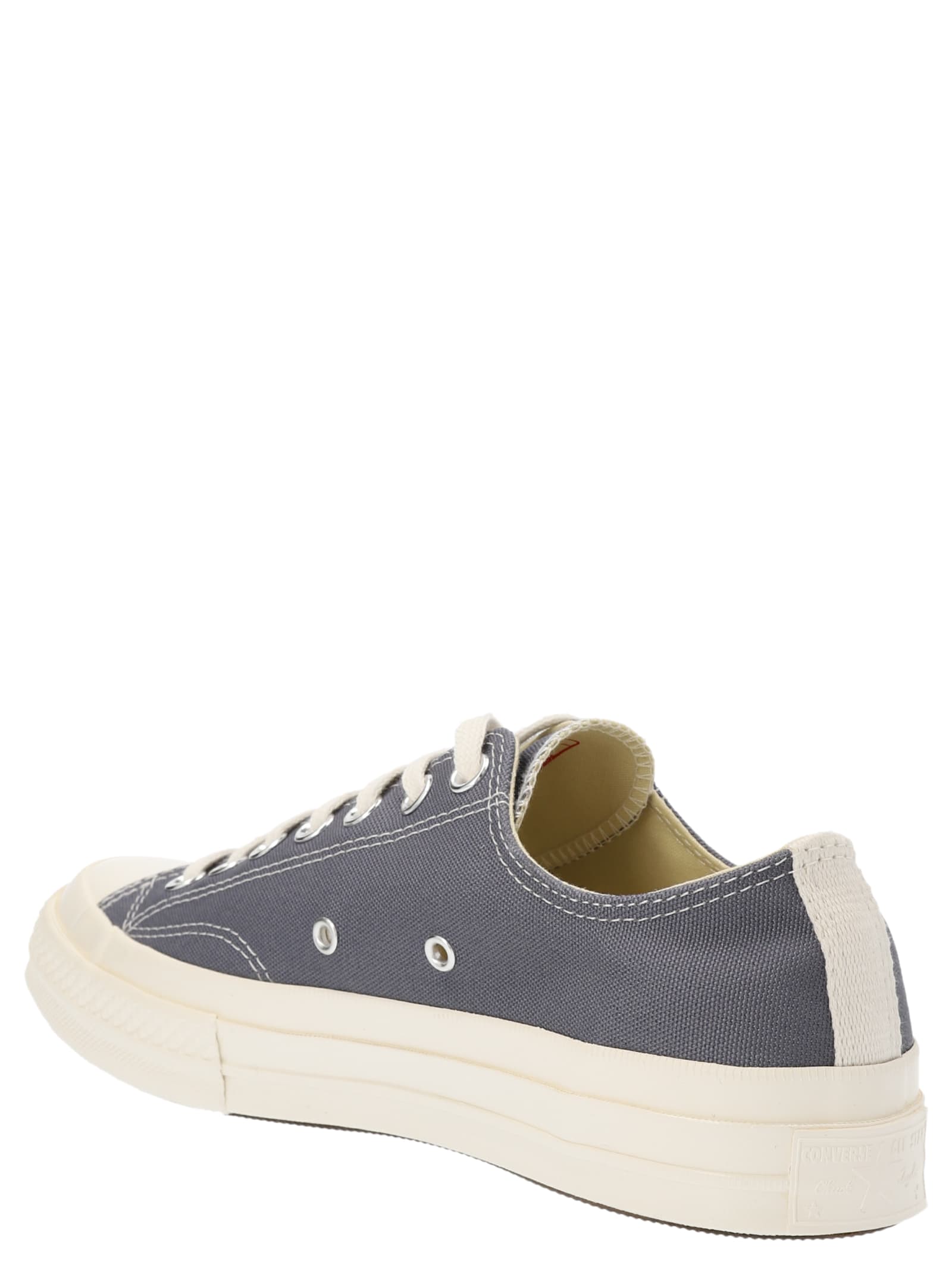 Shop Comme Des Garçons Play Comme Des Gar S Sneakers Play X Converse In Grey