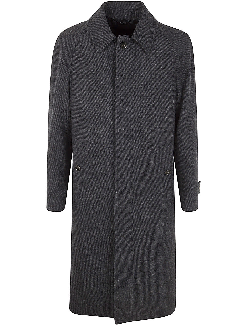 Shop Lardini Man Coat In Anthracite