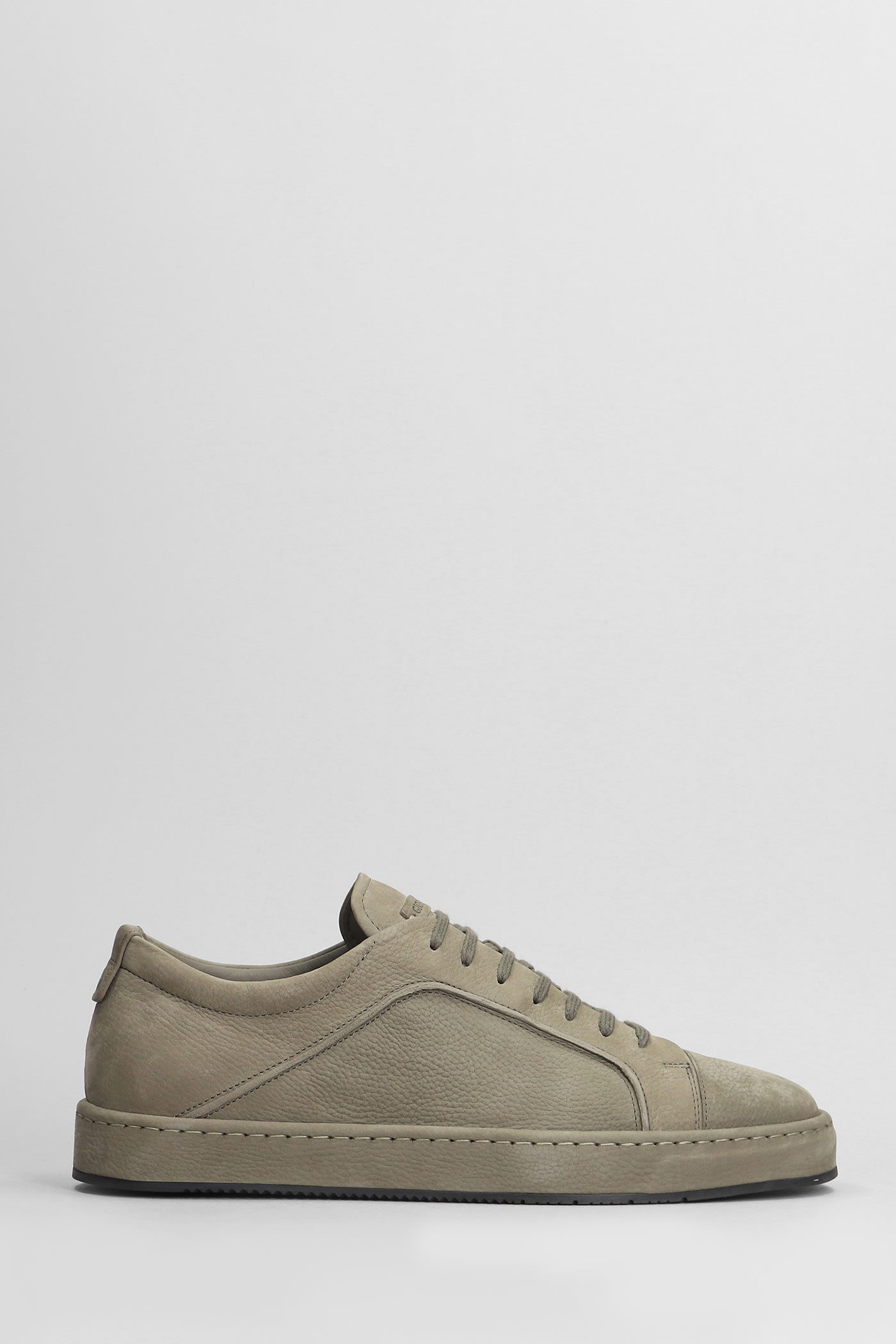 Sneakers In Grey Leather