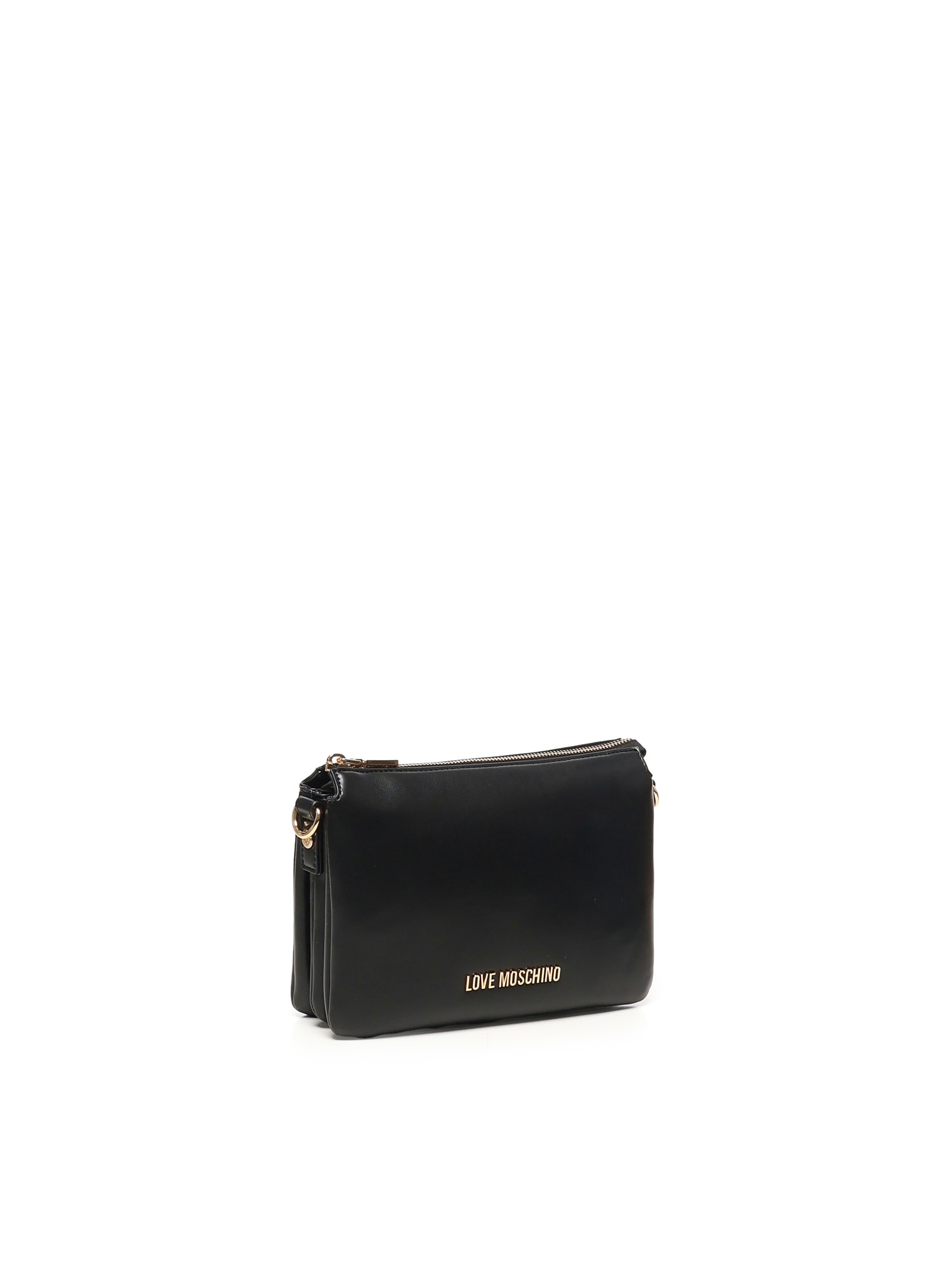 Love Moschino Shoulder Bag With Logo In Black