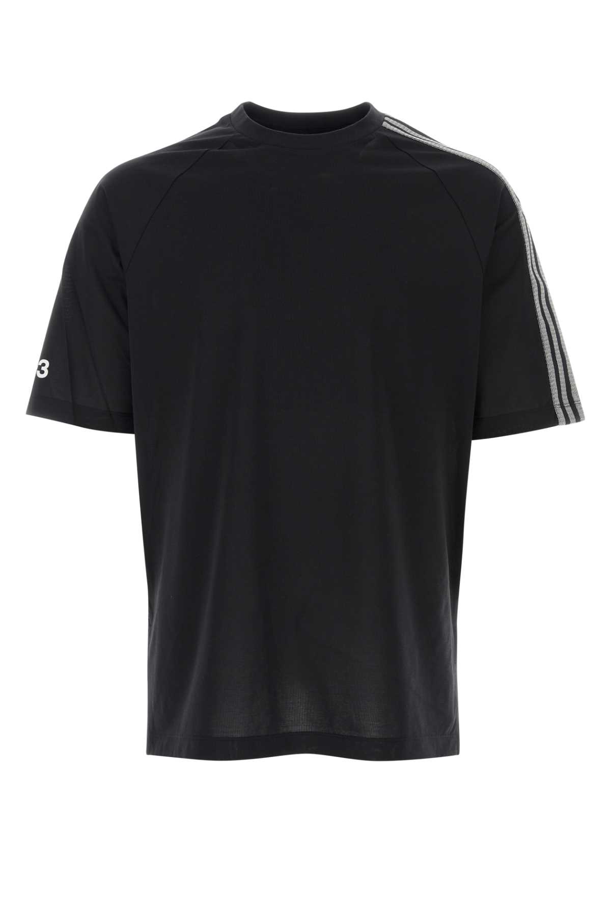 Black Cotton Blend Oversize T-shirt