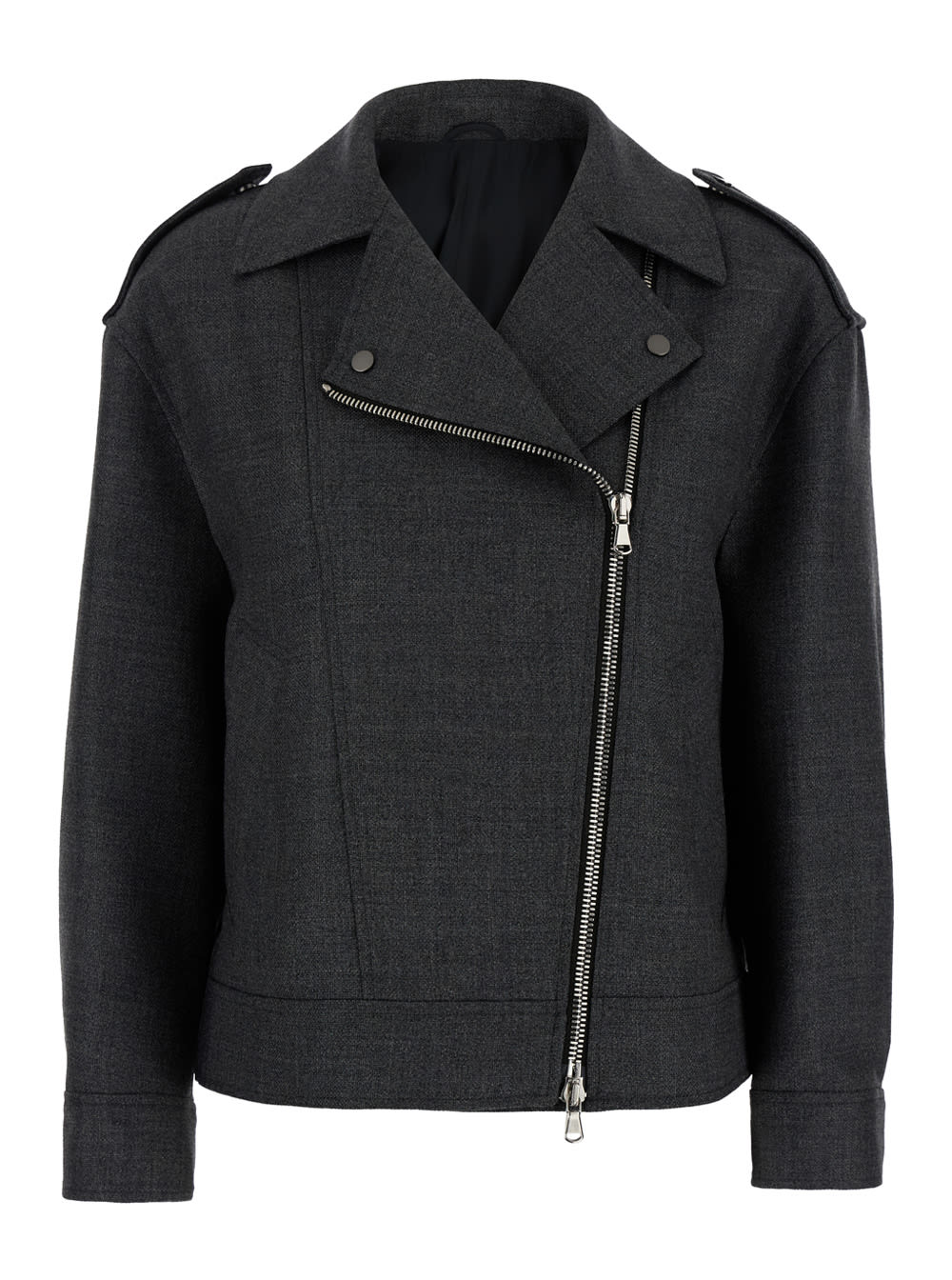 Wool Biker Jacker