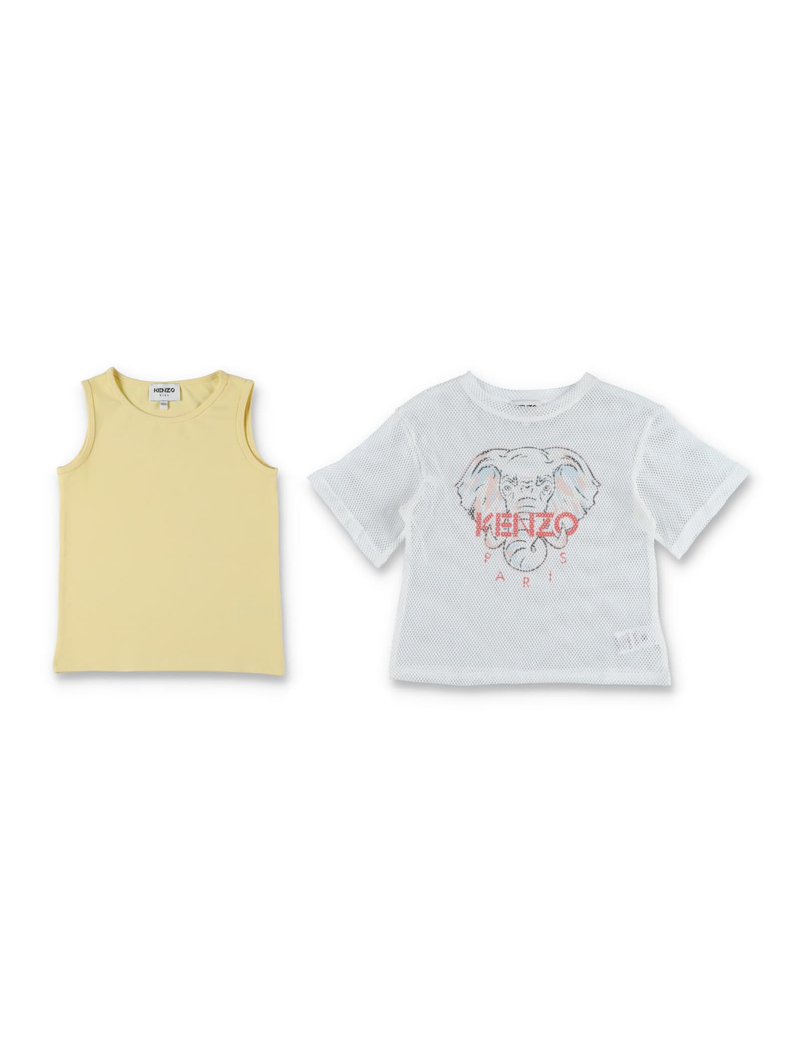 Kenzo Kids Combined Mesh T-shirt