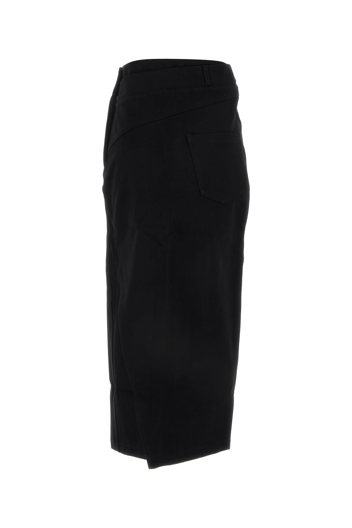 Loewe Deconstructed-design Midi Skirt In Black