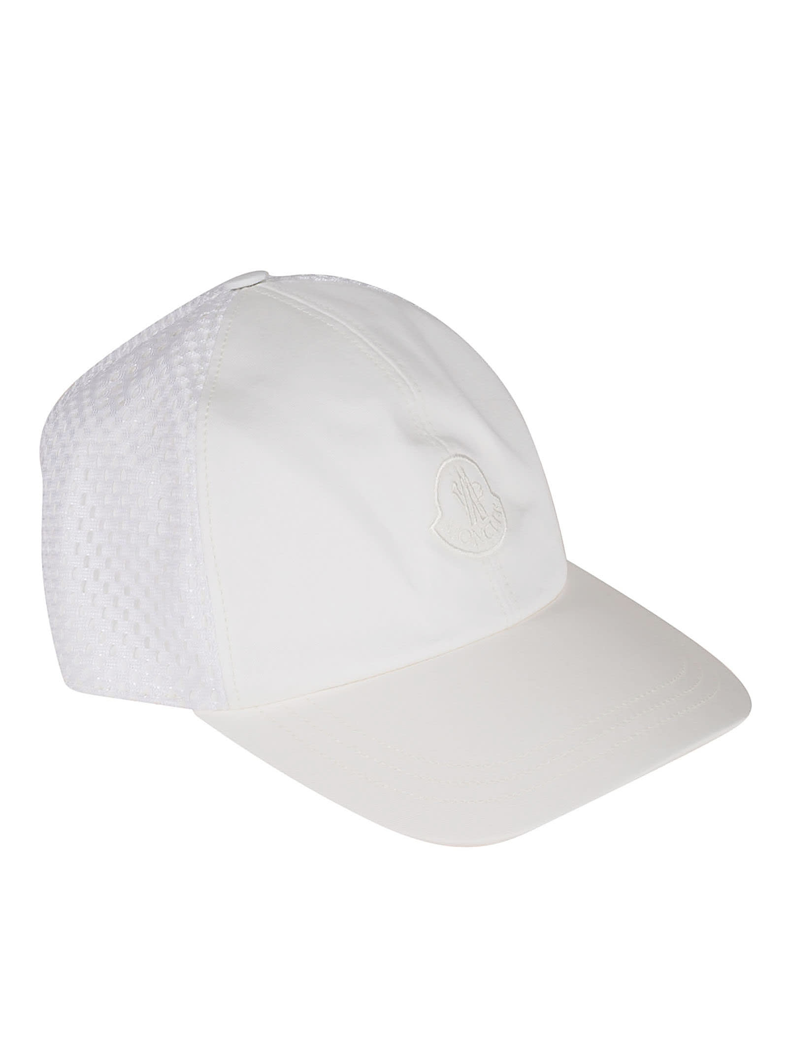 Moncler Logo Cotton Baseball Cap