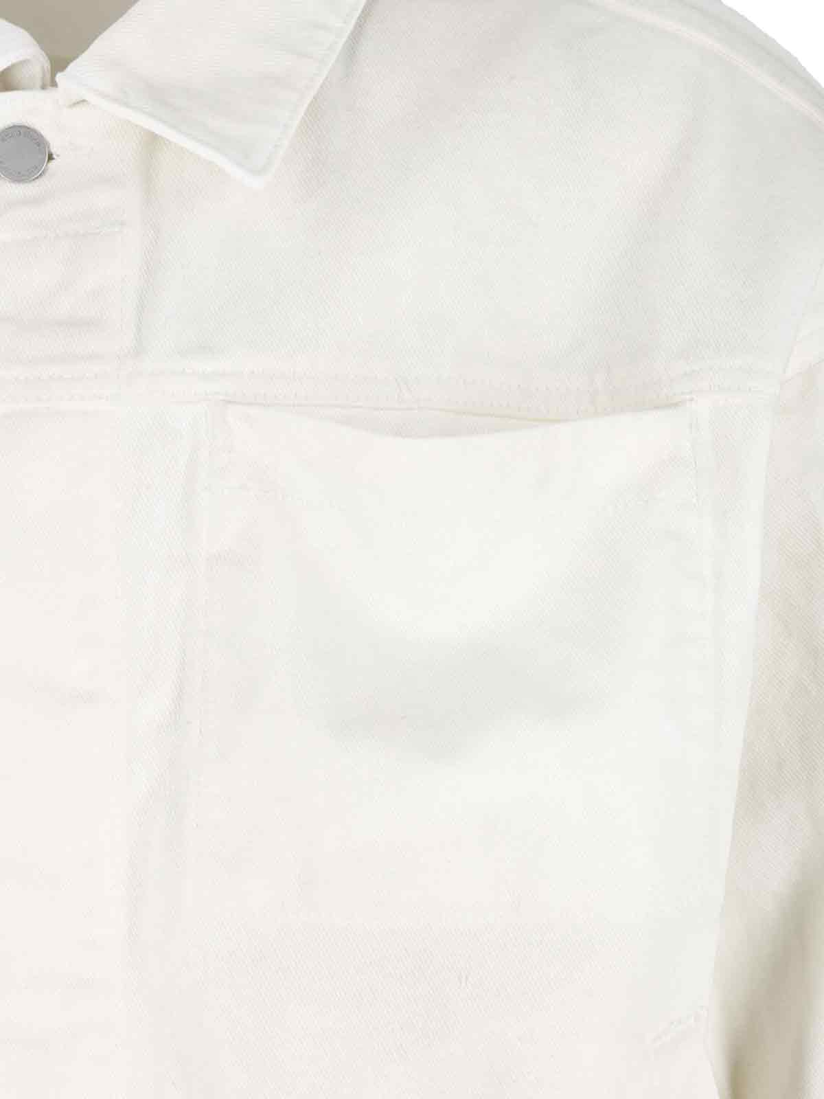 Entire Studios Gem Denim Jacket In White