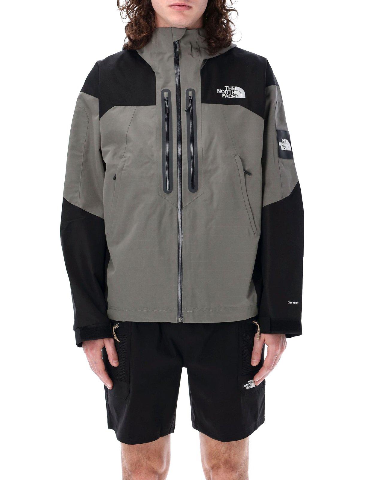 Shop The North Face Transverse 2l Dryvent Jacket In Smoked Pearl/tnf Black