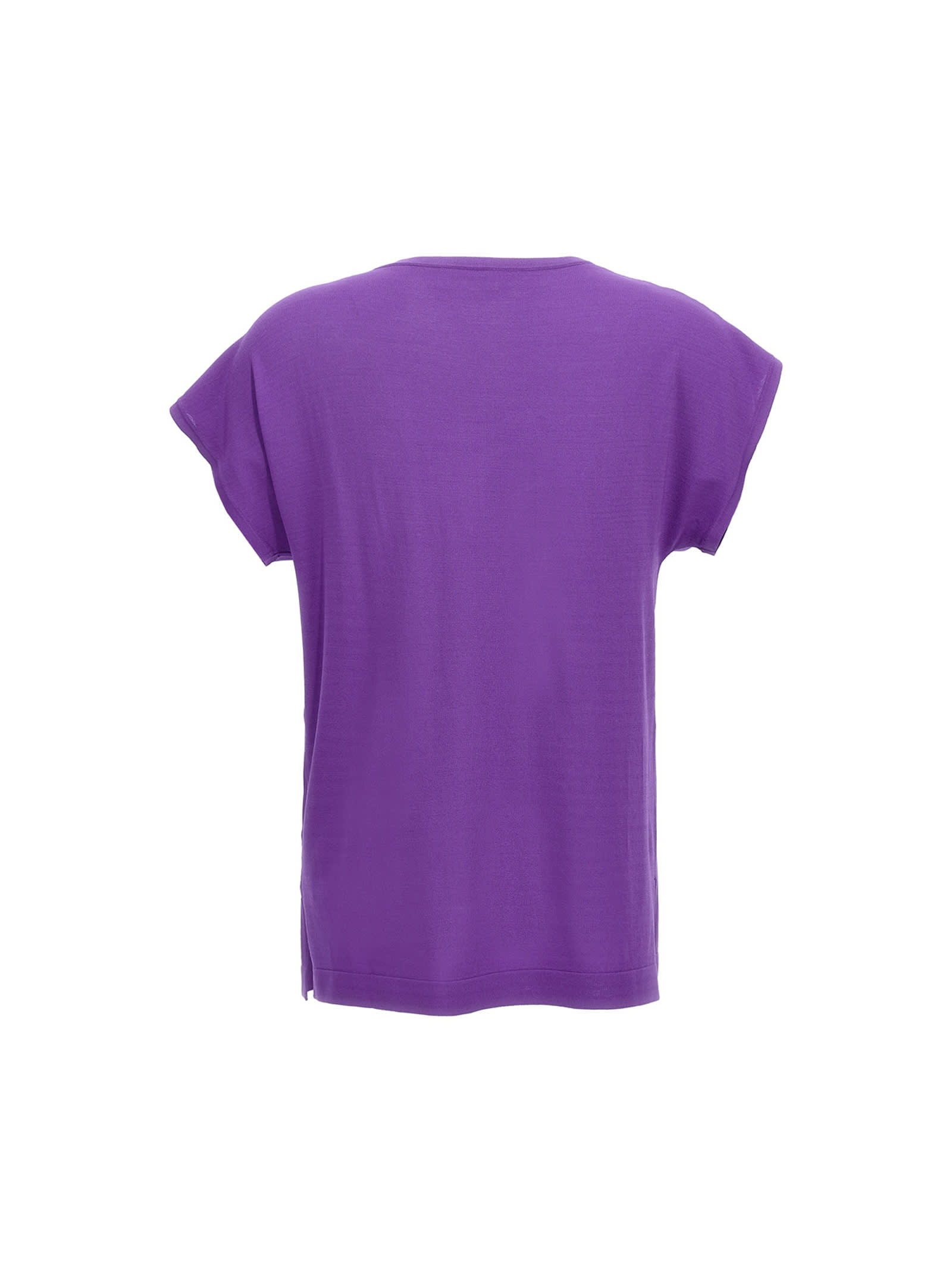 Shop P.a.r.o.s.h Roux T-shirt In Purple