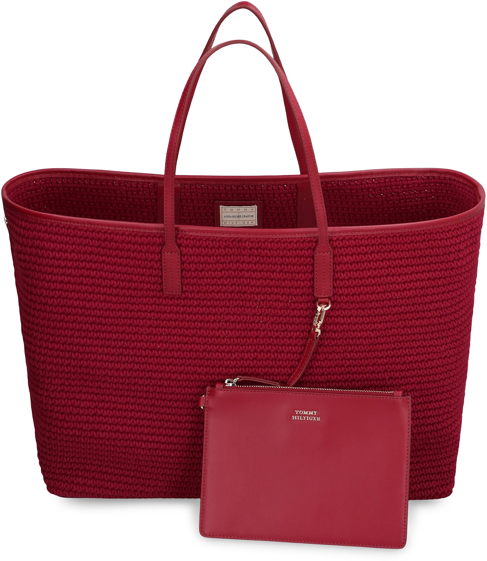 Tommy Hilfiger X Sofia Richie Grainge The Sofia Capsule Leather Tote Bag