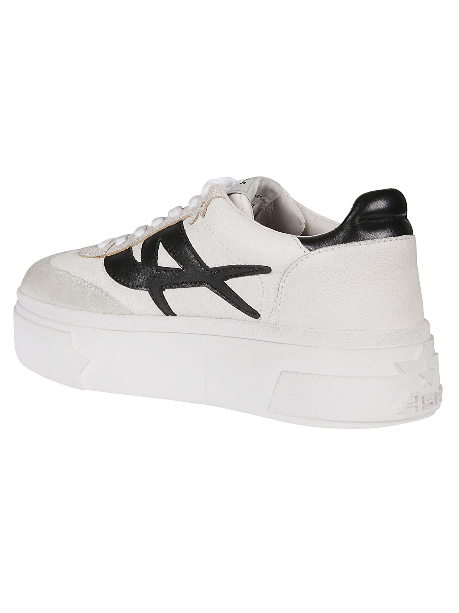 Shop Ash Starmoon Sneakers In Off White/black