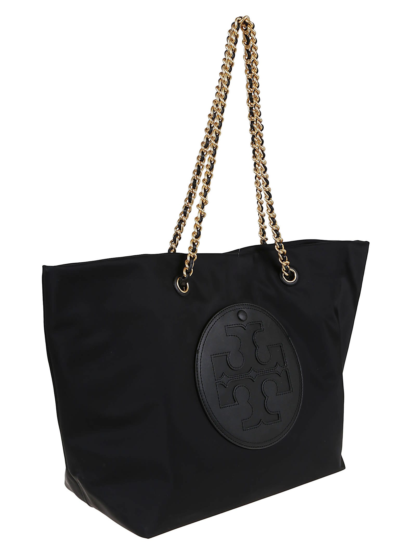 Shop Tory Burch Ella Chain Tote In Black