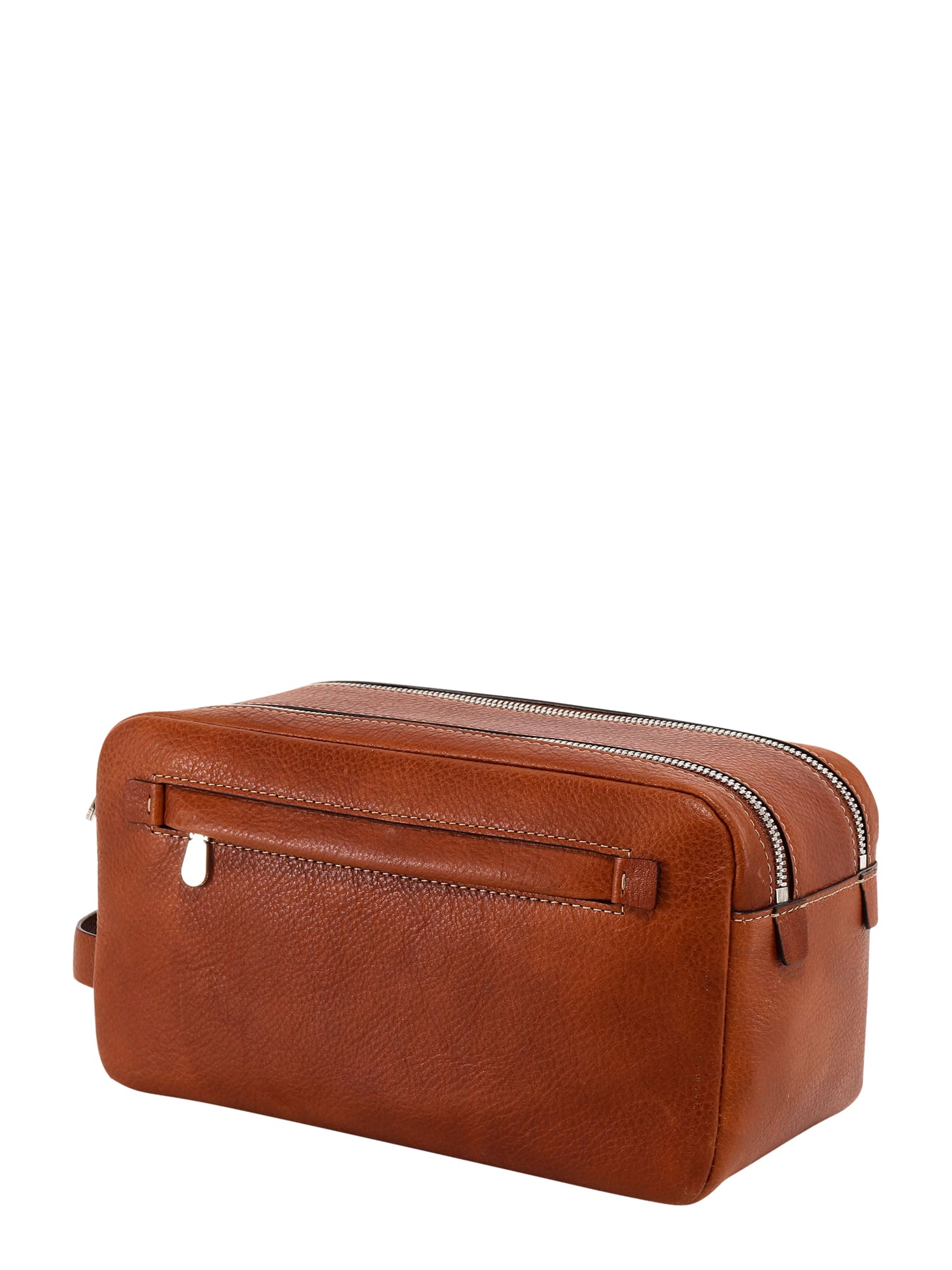 Shop Brunello Cucinelli Beauty Case In Copper