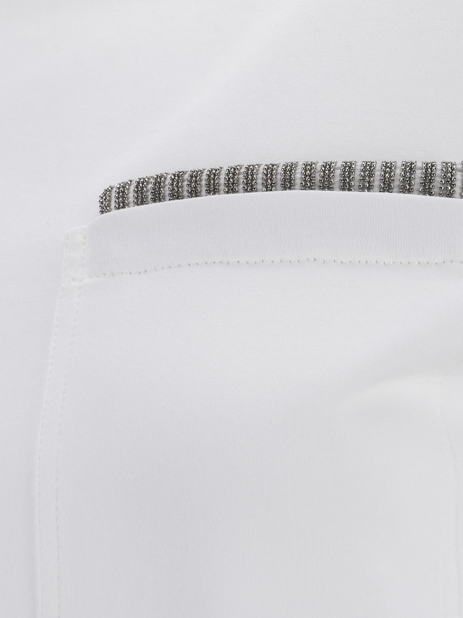 Shop Brunello Cucinelli T-shirt In Bianco