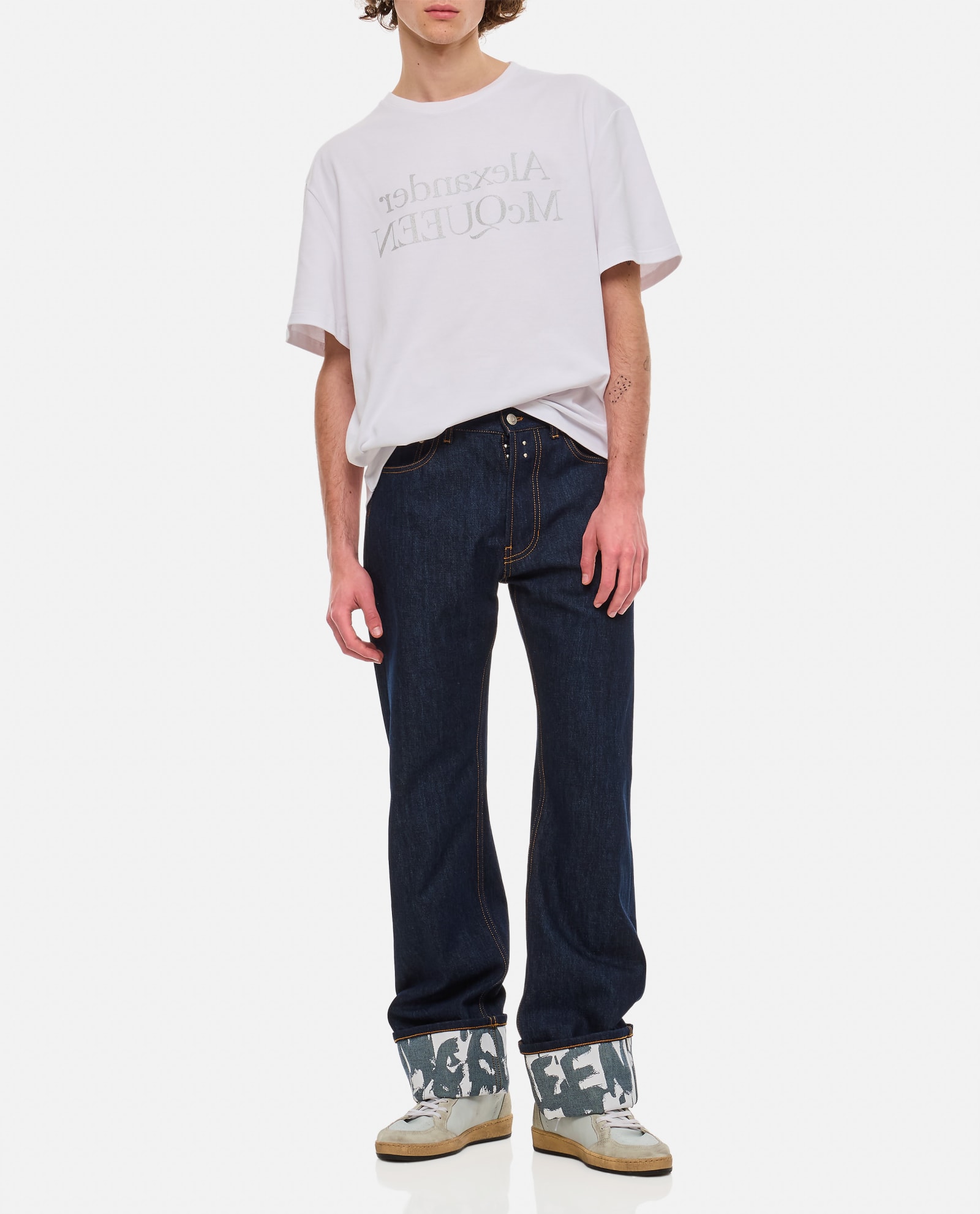 Shop Alexander Mcqueen Denim In Blue