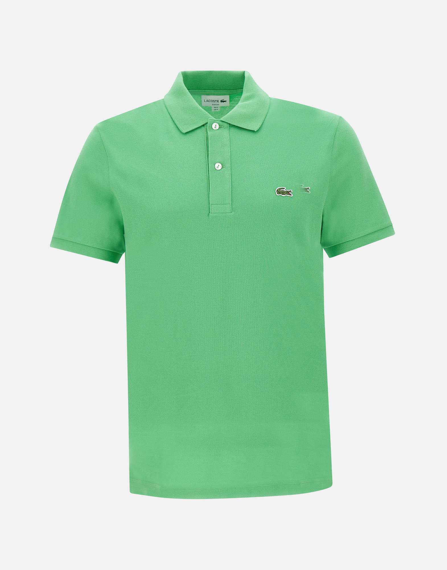 Shop Lacoste Cotton Piquet Polo Shirt In Green