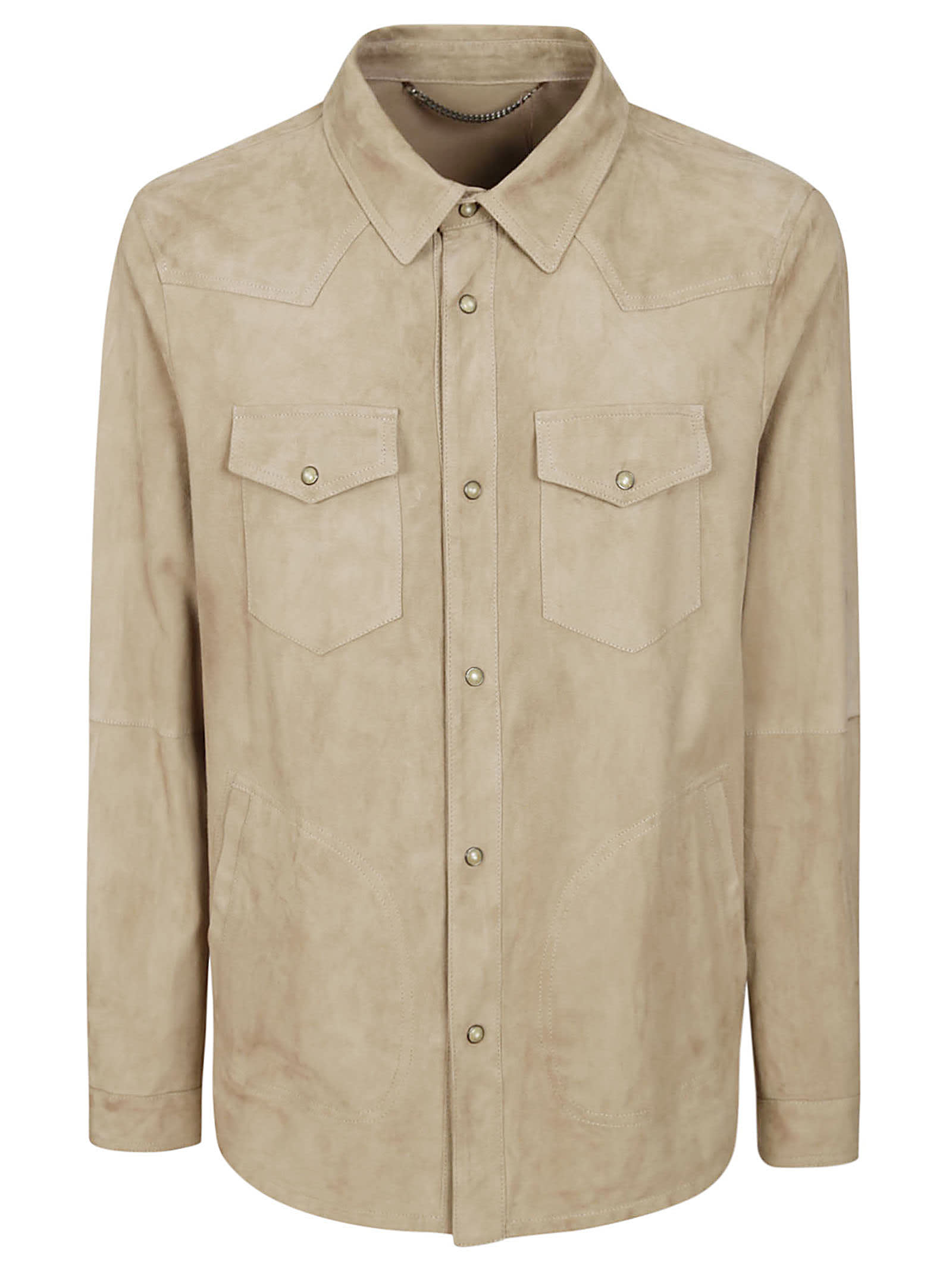 Shop Canali Jacket In Brown