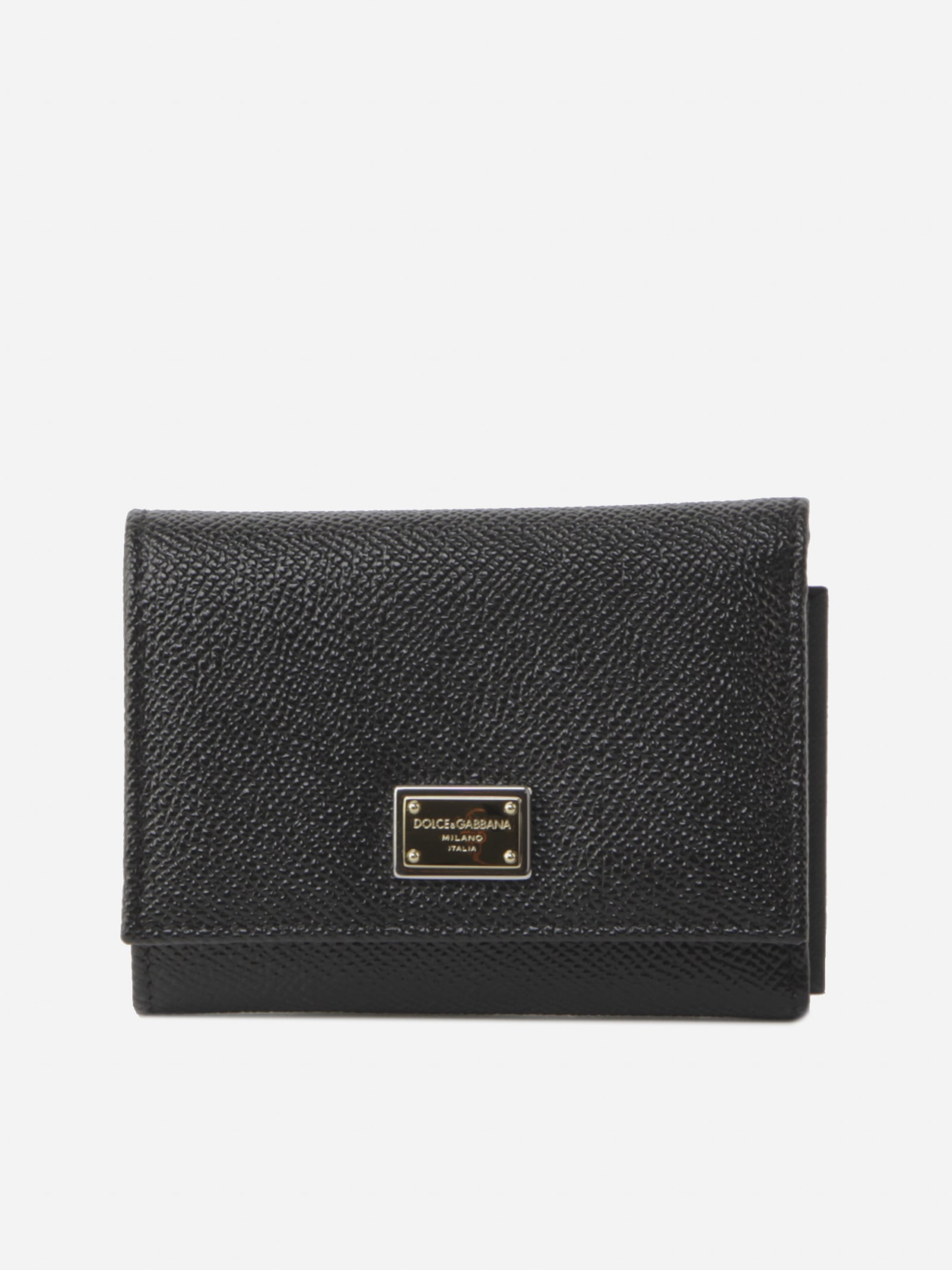 Dolce & Gabbana Dauphine Tri-fold Leather Wallet