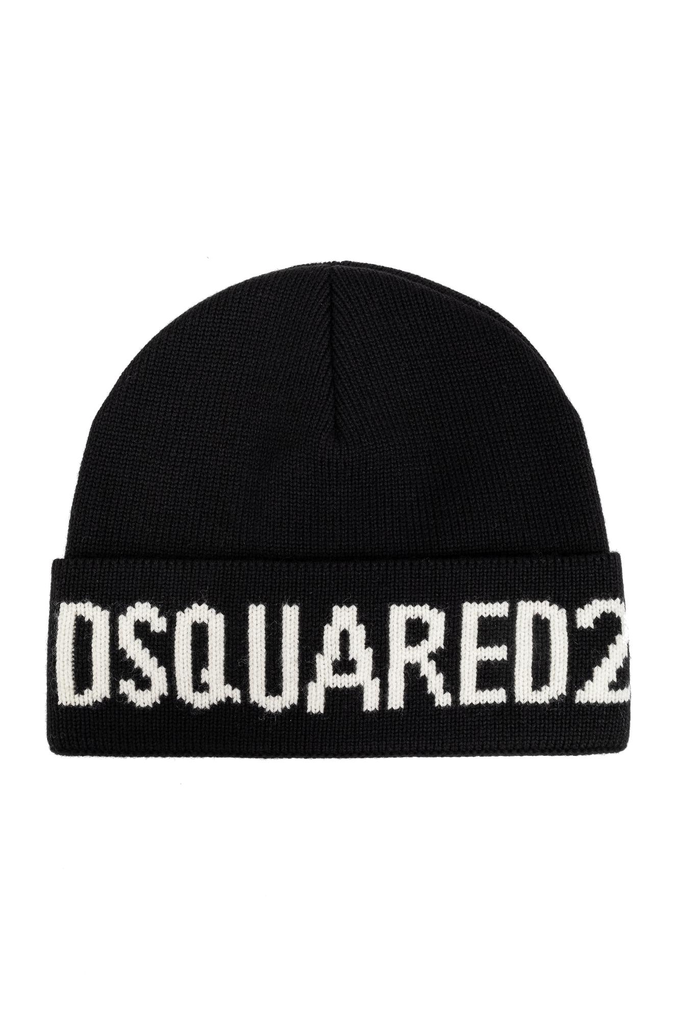 Shop Dsquared2 Woolen Hat In Black