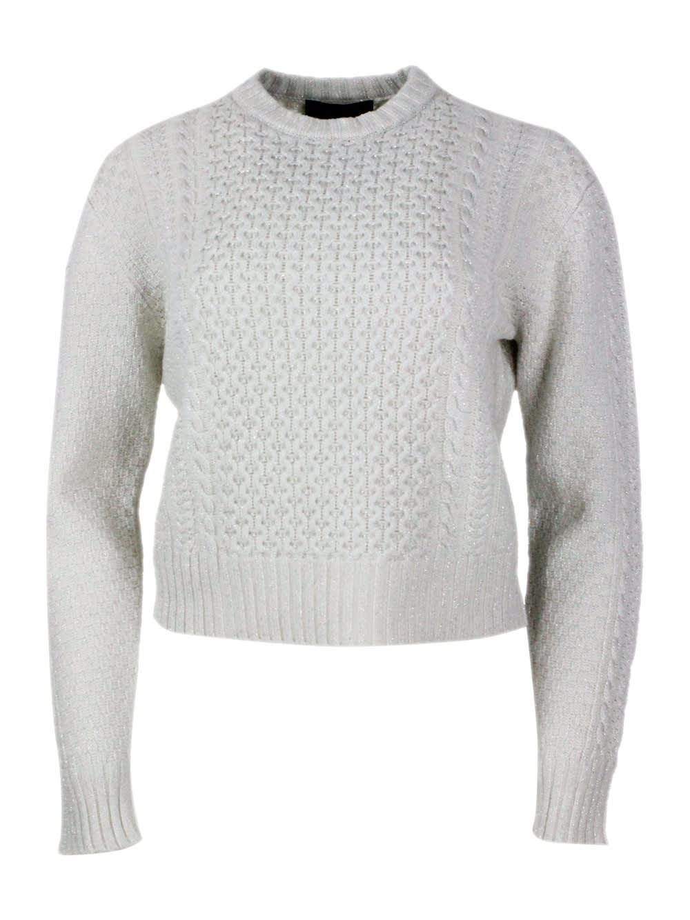 Shop Fabiana Filippi Sweater In White