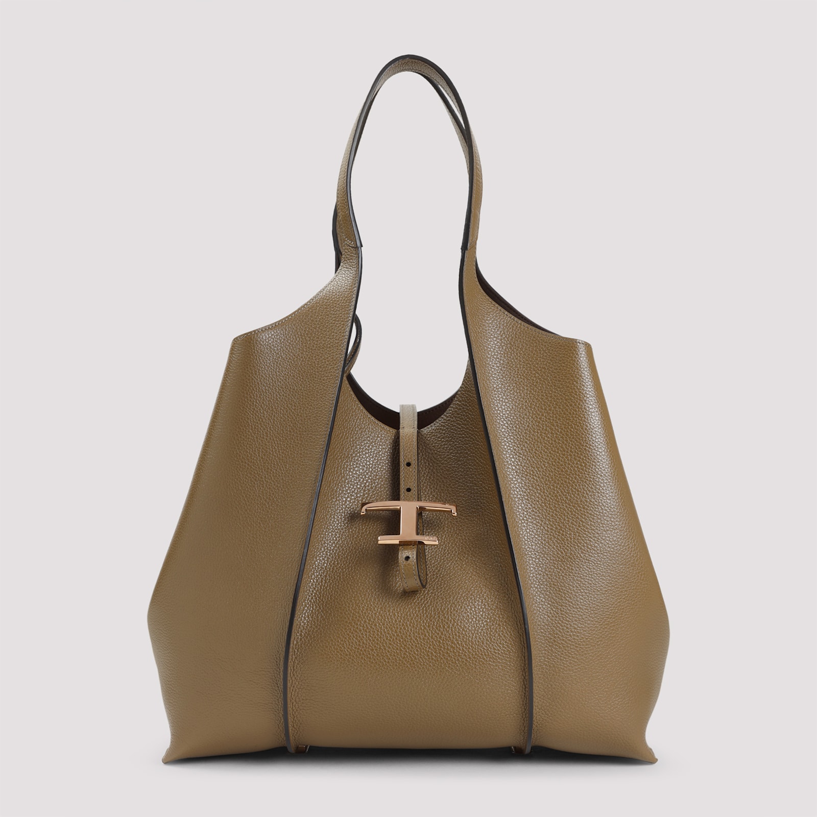 Tod's T Timeless Shoulder Bag In Brown