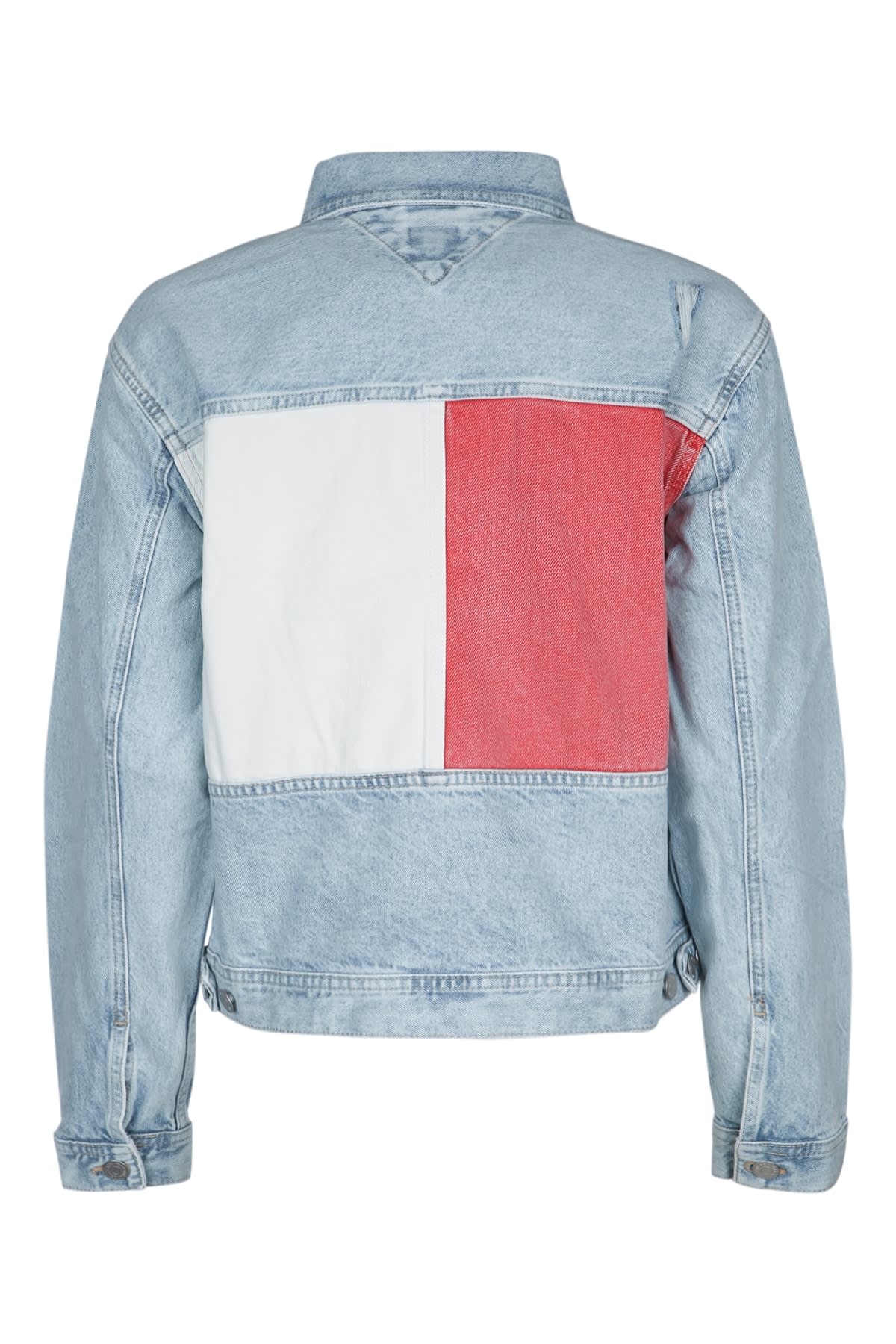 Tommy Jeans Classic Flag Jacket In Denimlight