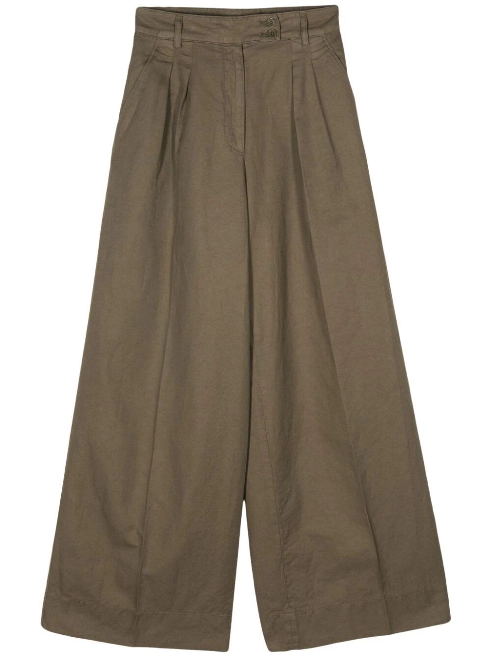 Shop Aspesi Mod 0170 Pants In Military