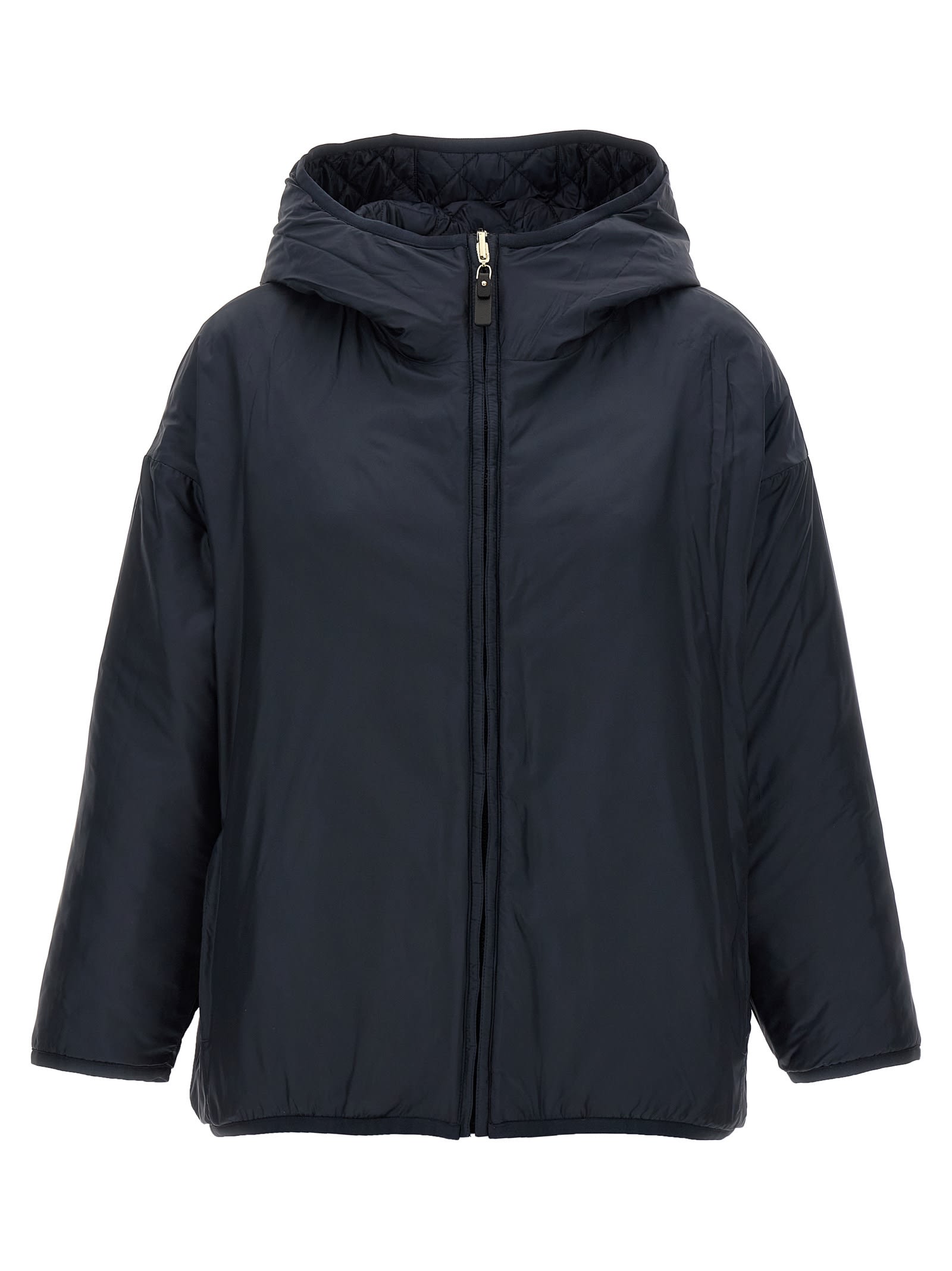 Max Mara The Cube Leo Reversible Jacket In Blue