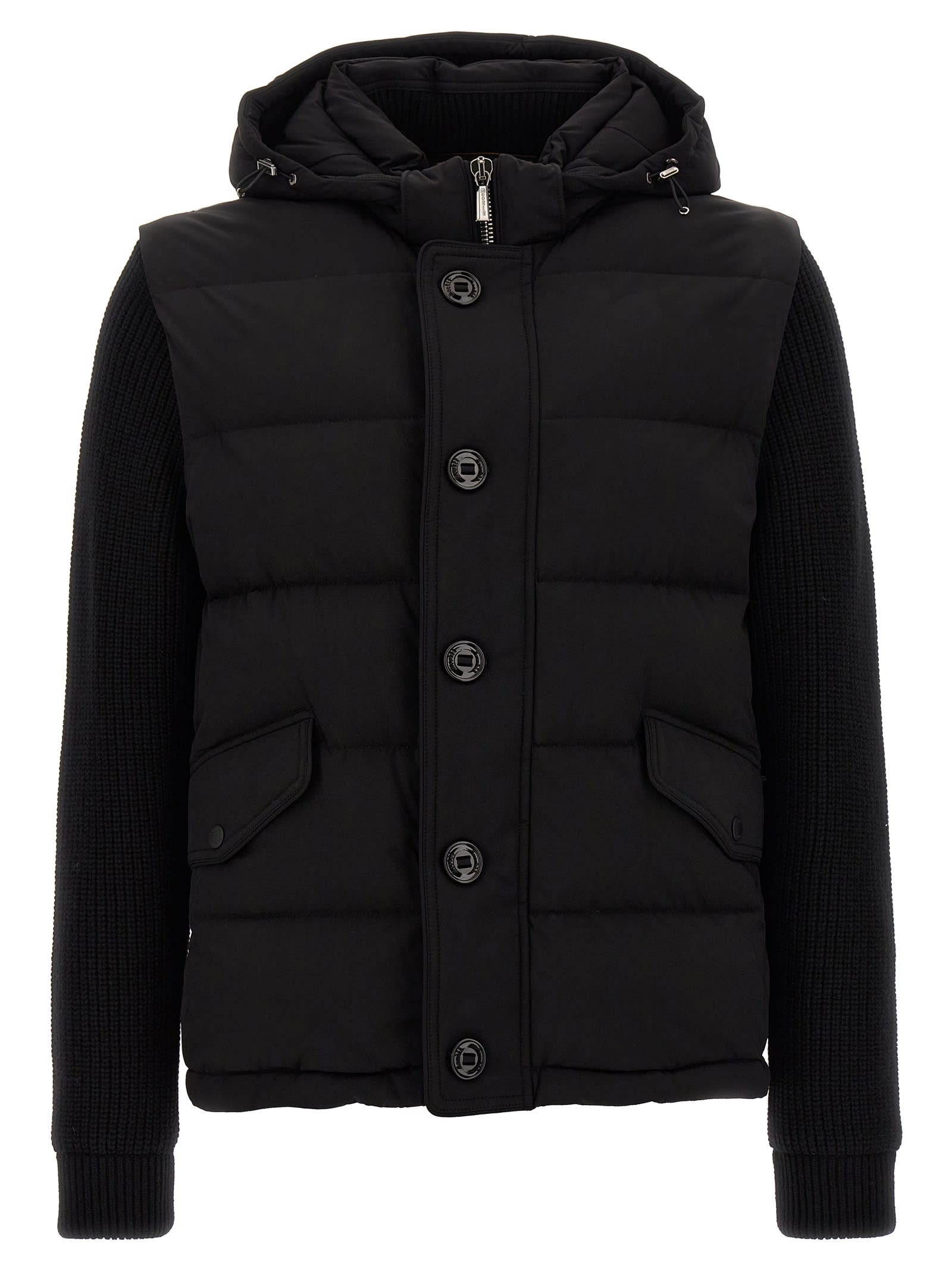 Moorer Foscolo Down Jacket In Black