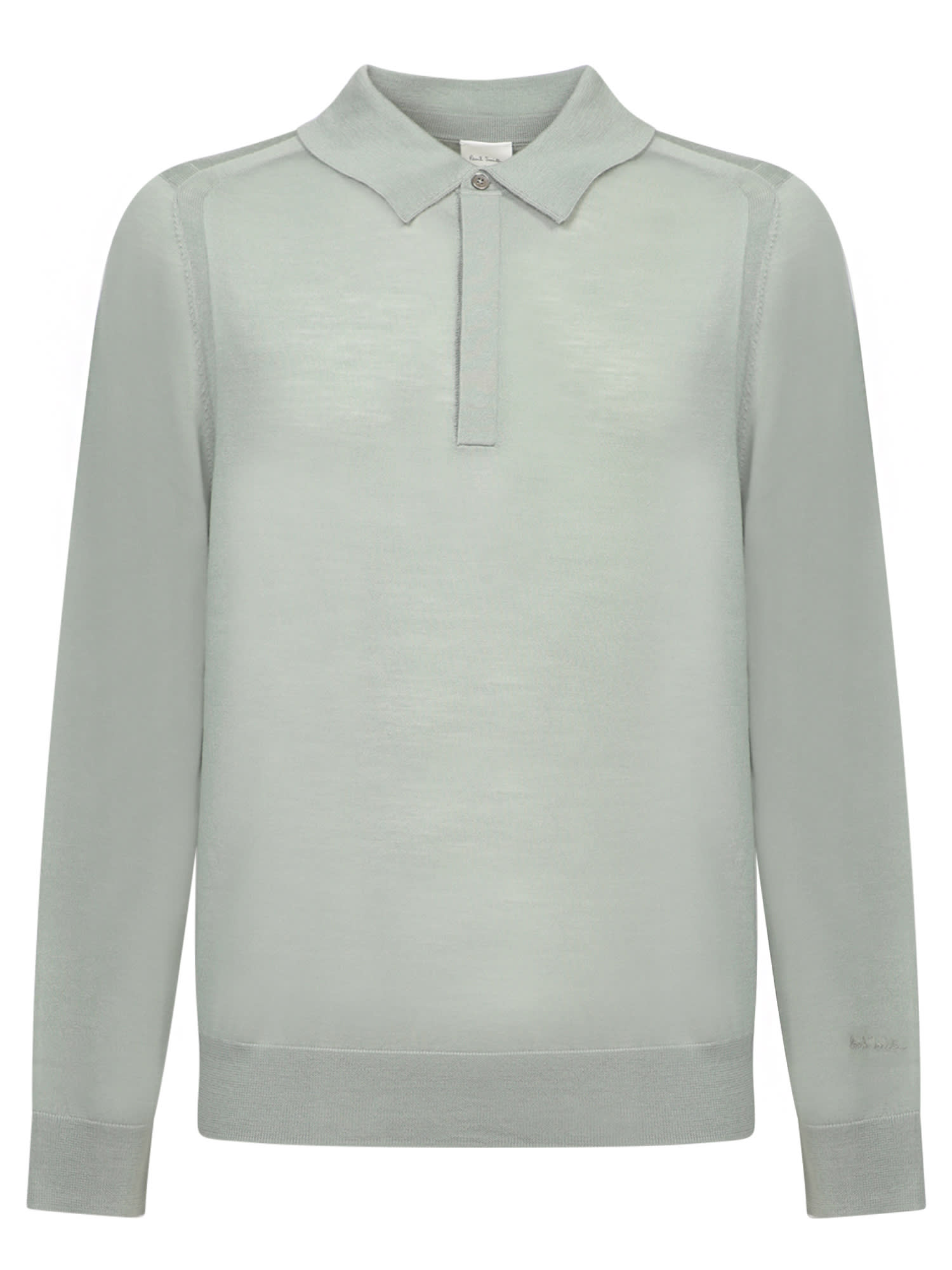 Shop Paul Smith Sage Green Polo Shirt