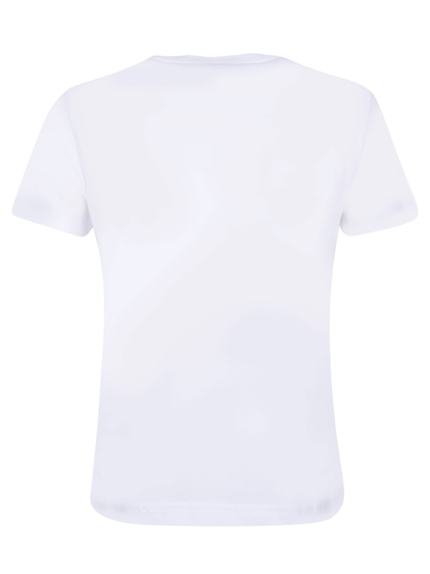Shop Casablanca Unity Is Power White T-shirt