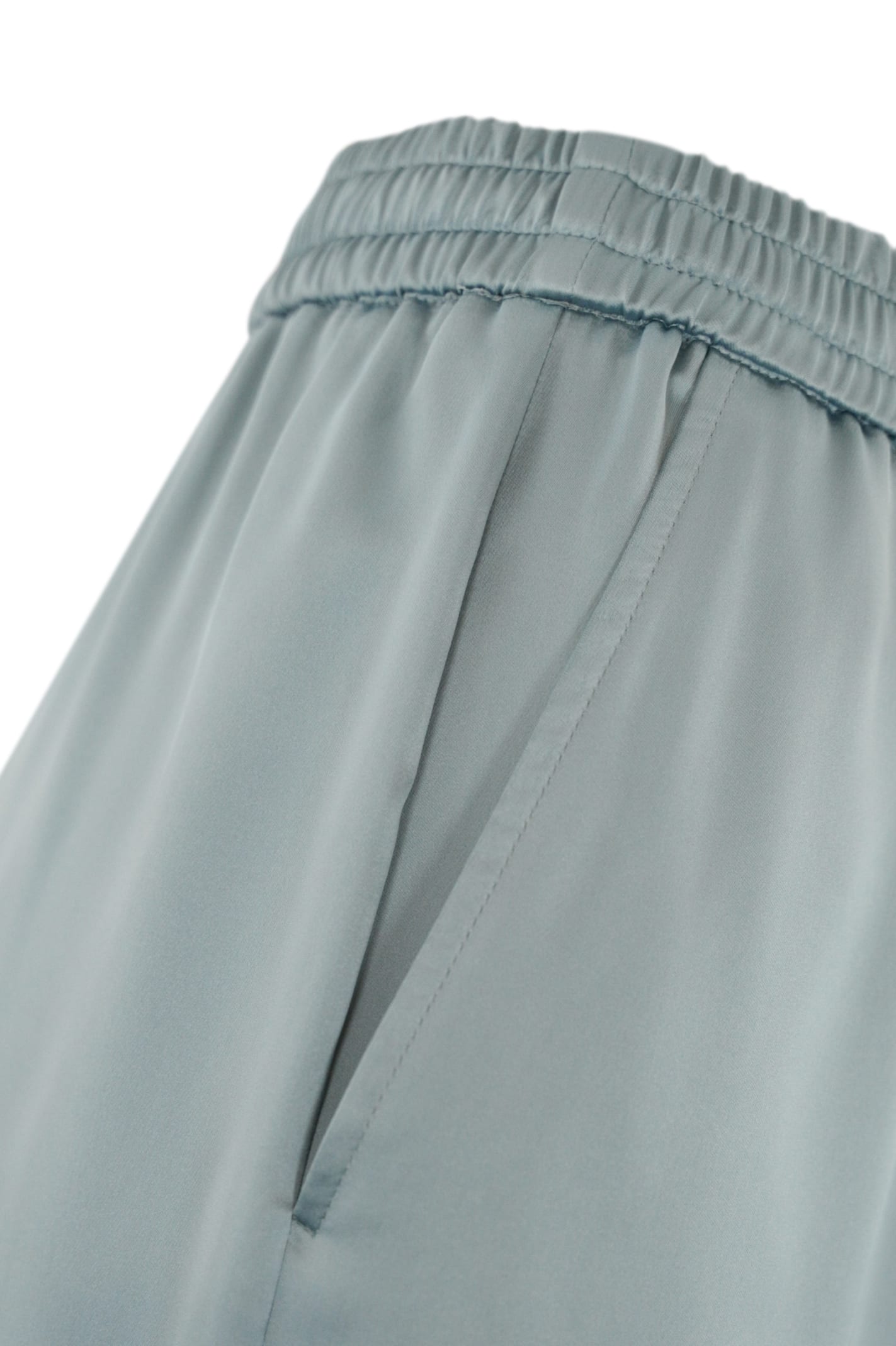 Herno Straight Trousers In Technical Fabric In Azzurro