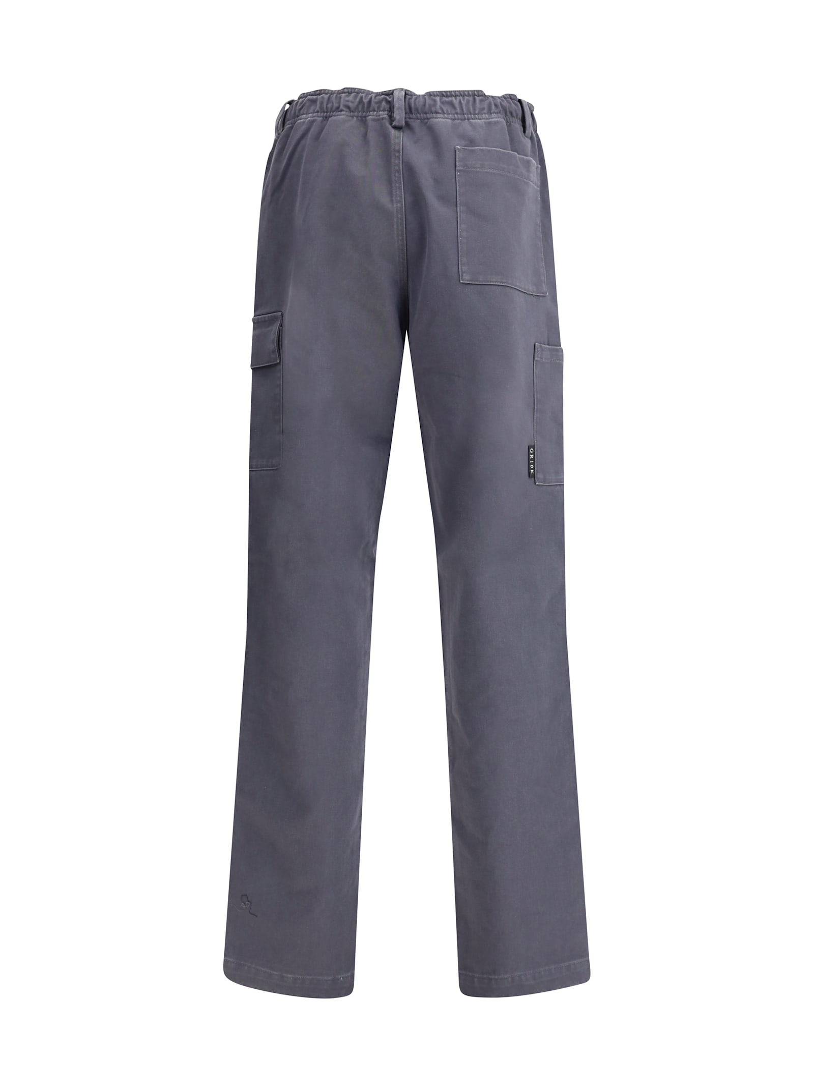 Gr10k Washed Ash Grey Cargo Pants With Utility Pockets In Multi