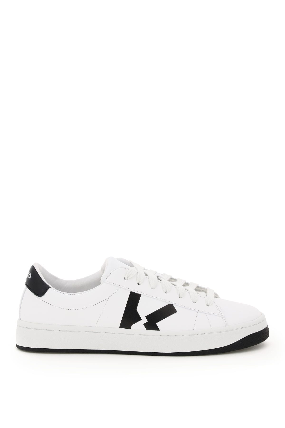 Buy Kenzo Kenzo Kourt Leather Sneakers online, shop Kenzo shoes with free shipping
