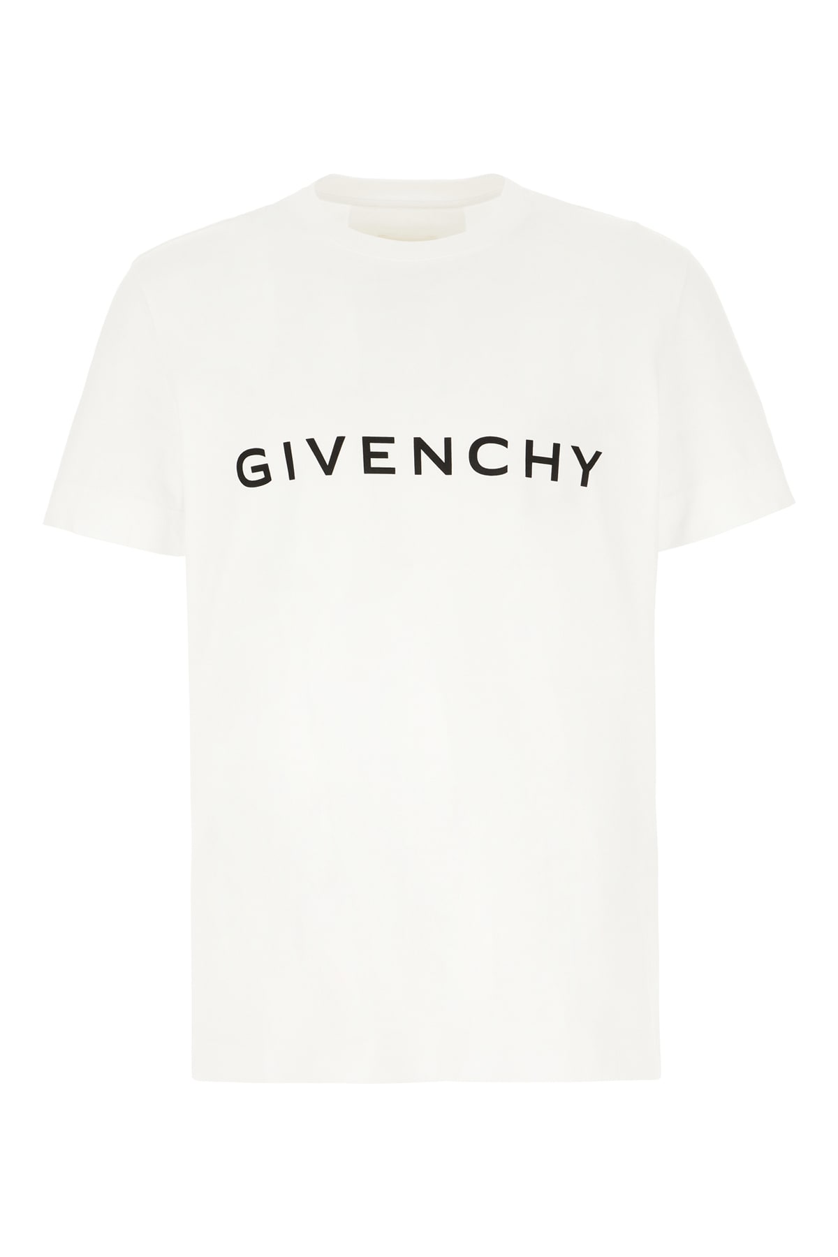 Shop Givenchy White Cotton T-shirt In 100