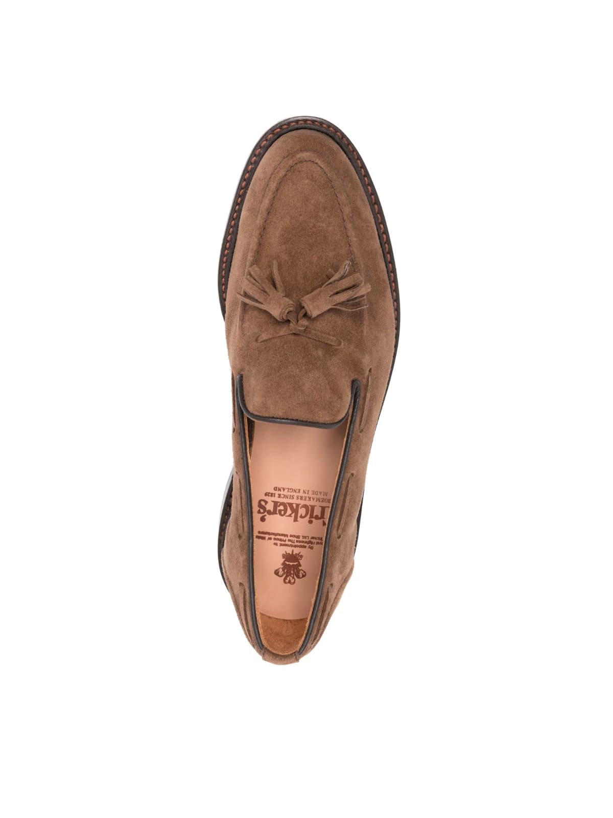 Shop Tricker's Elton Lace Up Castorino Shoes In New Brown