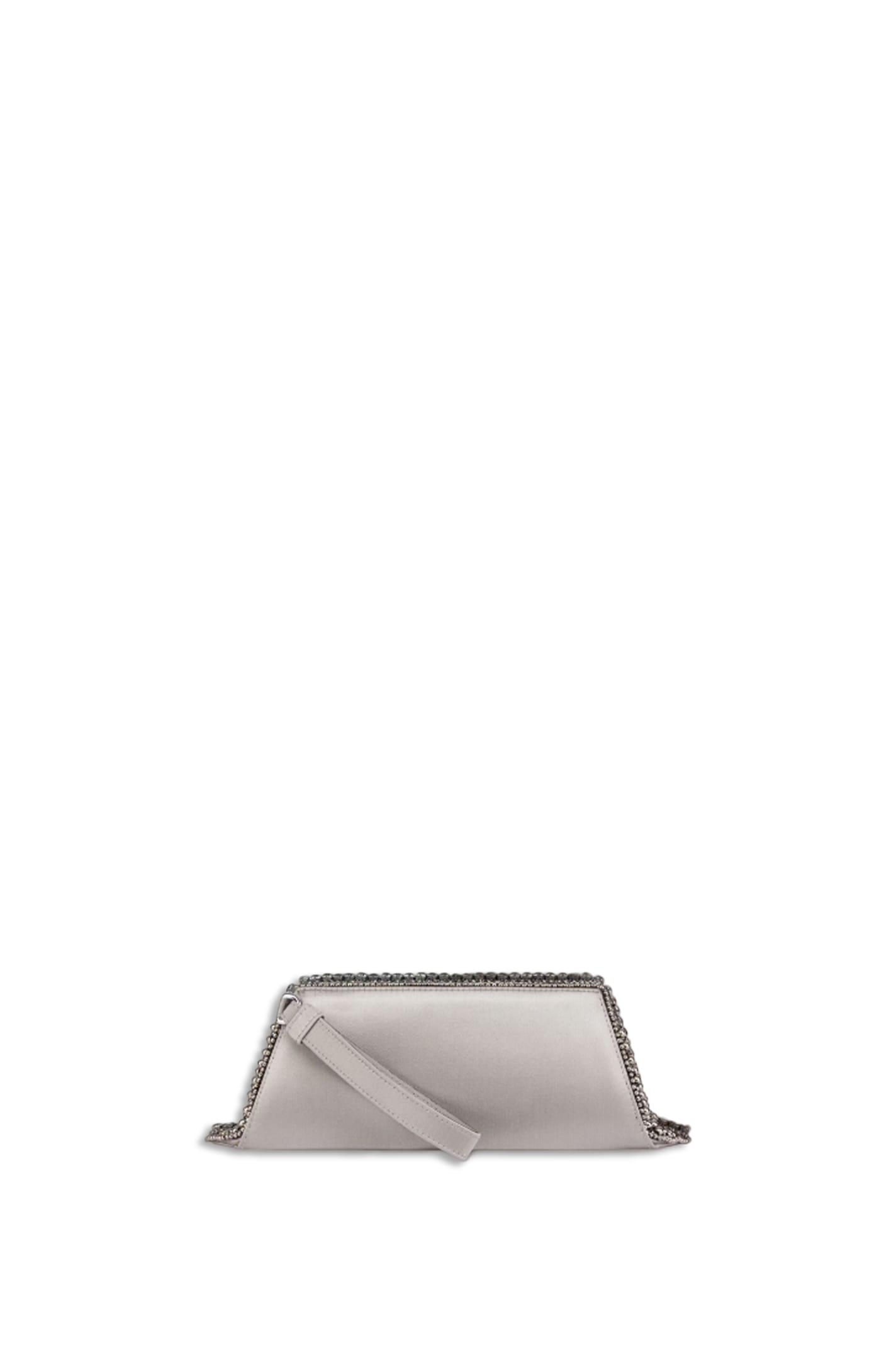 Shop Alberta Ferretti Handbag In Grey