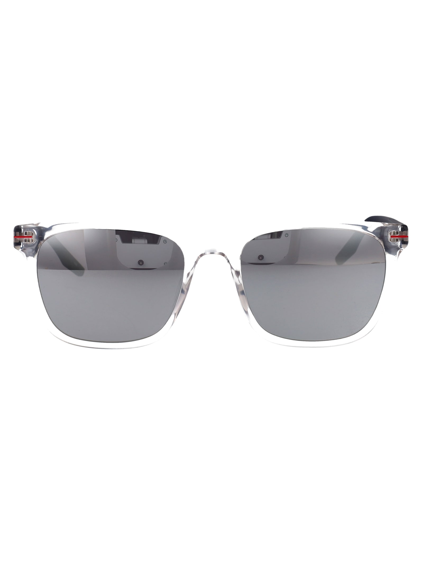Converse Crystal Clear Acetate Sunglasses In Transparent