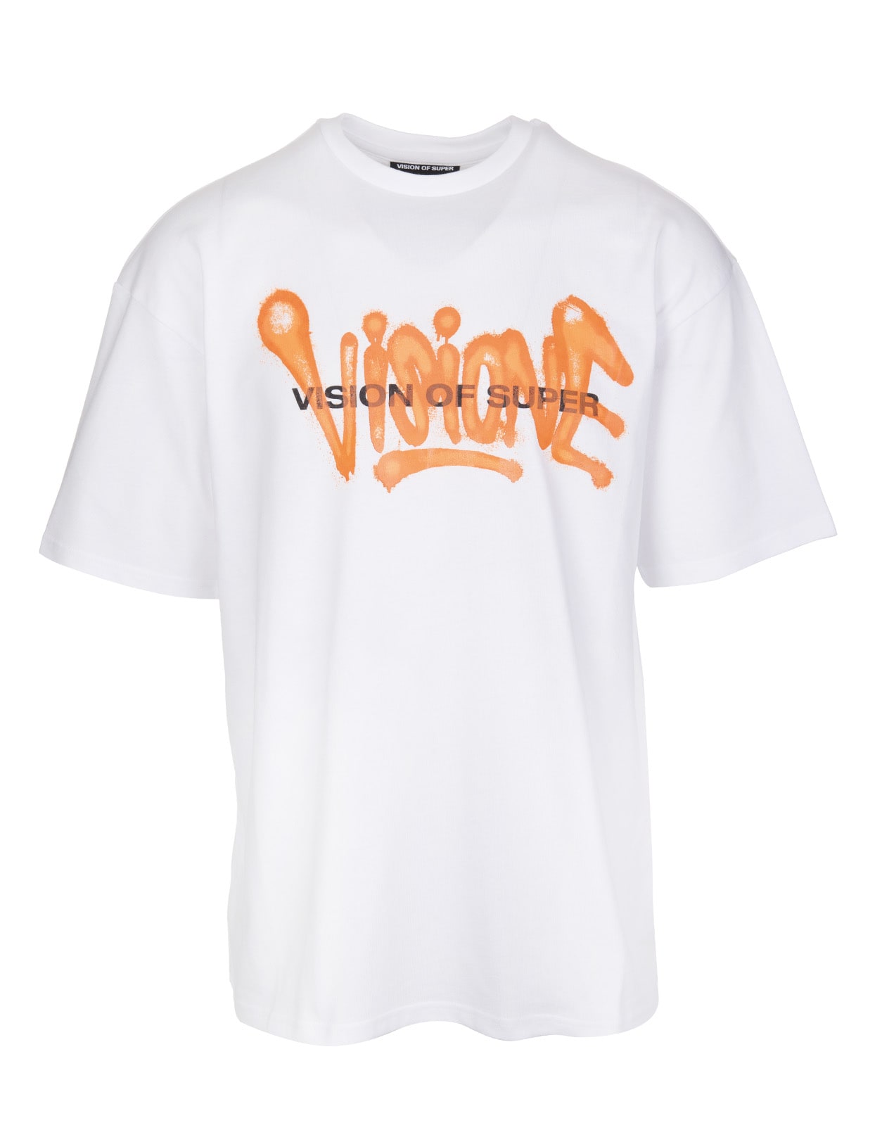 Vision of Super White And Orange visione Man T-shirt