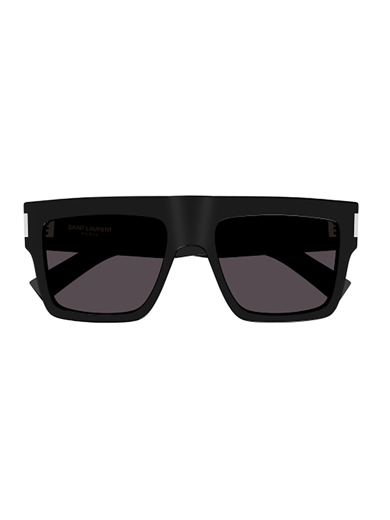 Shop Saint Laurent Sl 628 Sunglasses In Black Crystal Black