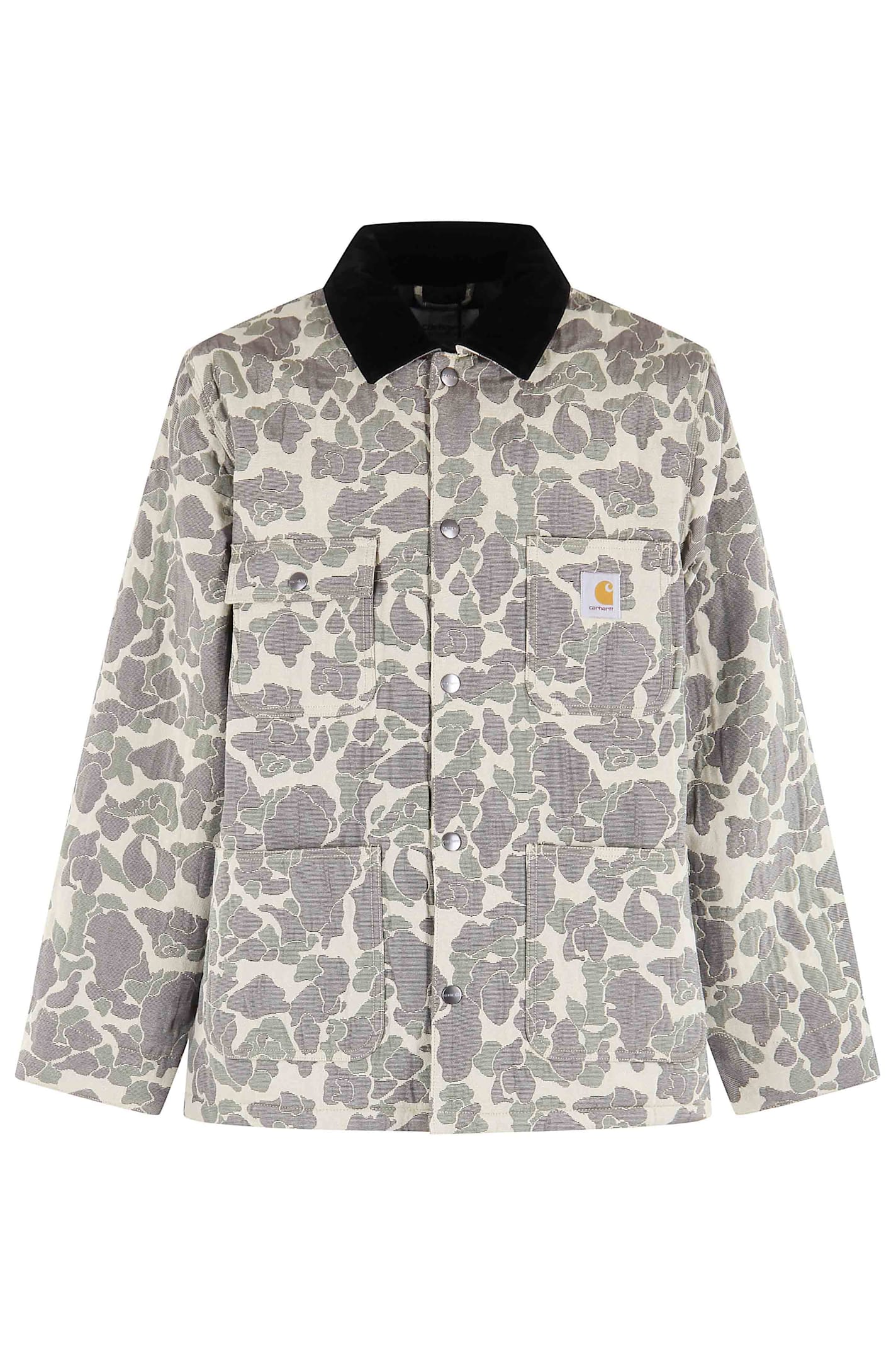 Carhartt Tapestry Chore Camo Duck Jacquard Jacket In Gray