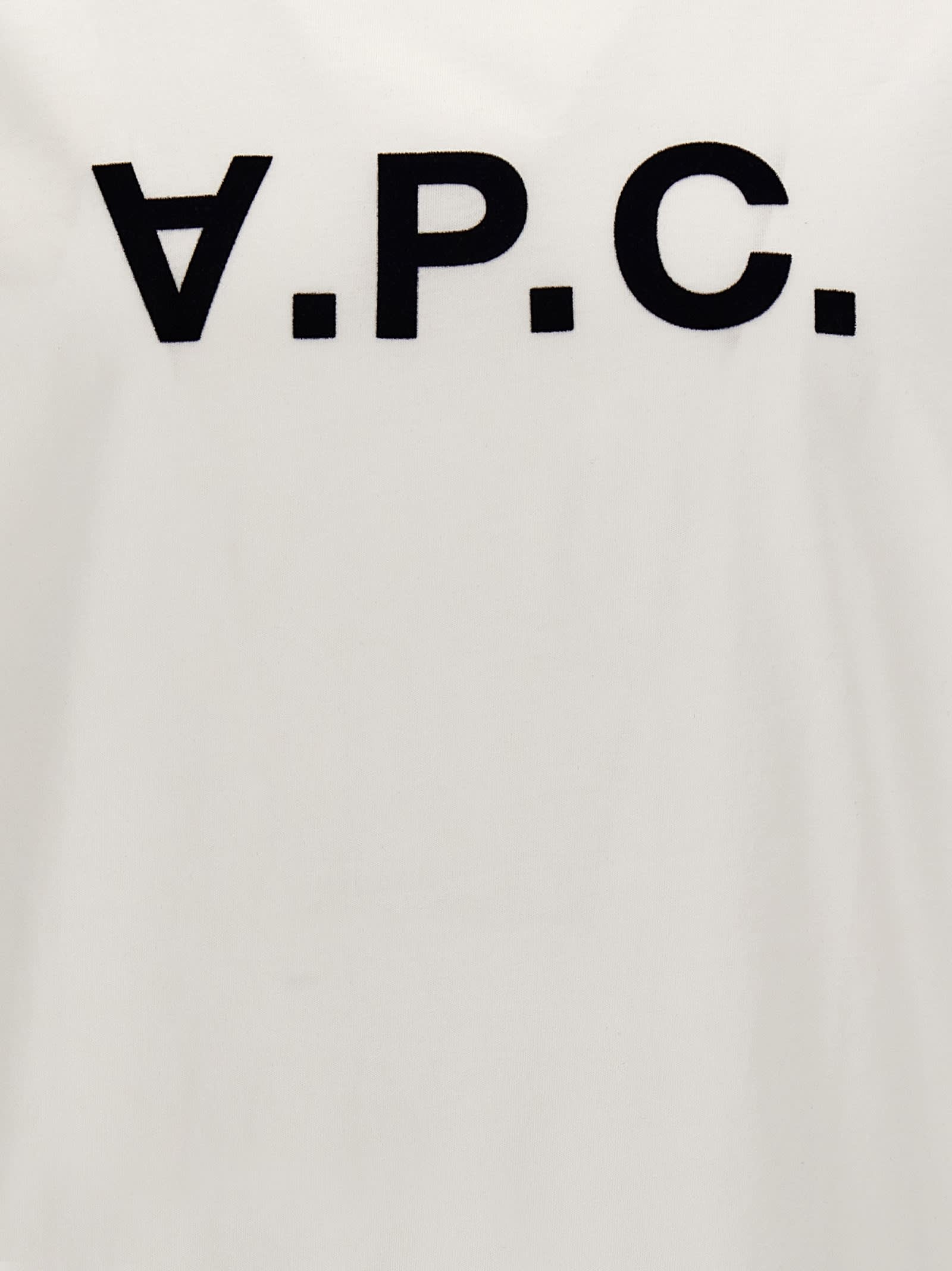 Apc A.p.c. 'standard Grand Vpc' T-shirt In Blancdarknavy