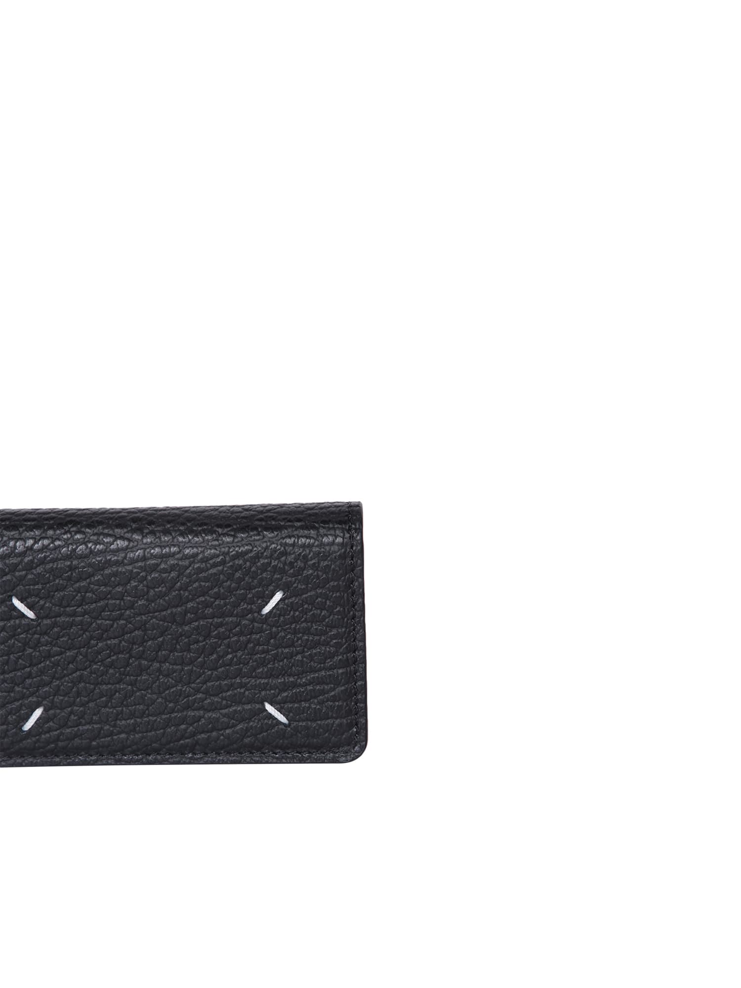 Maison Margiela Card Holder Slim 2 In Black