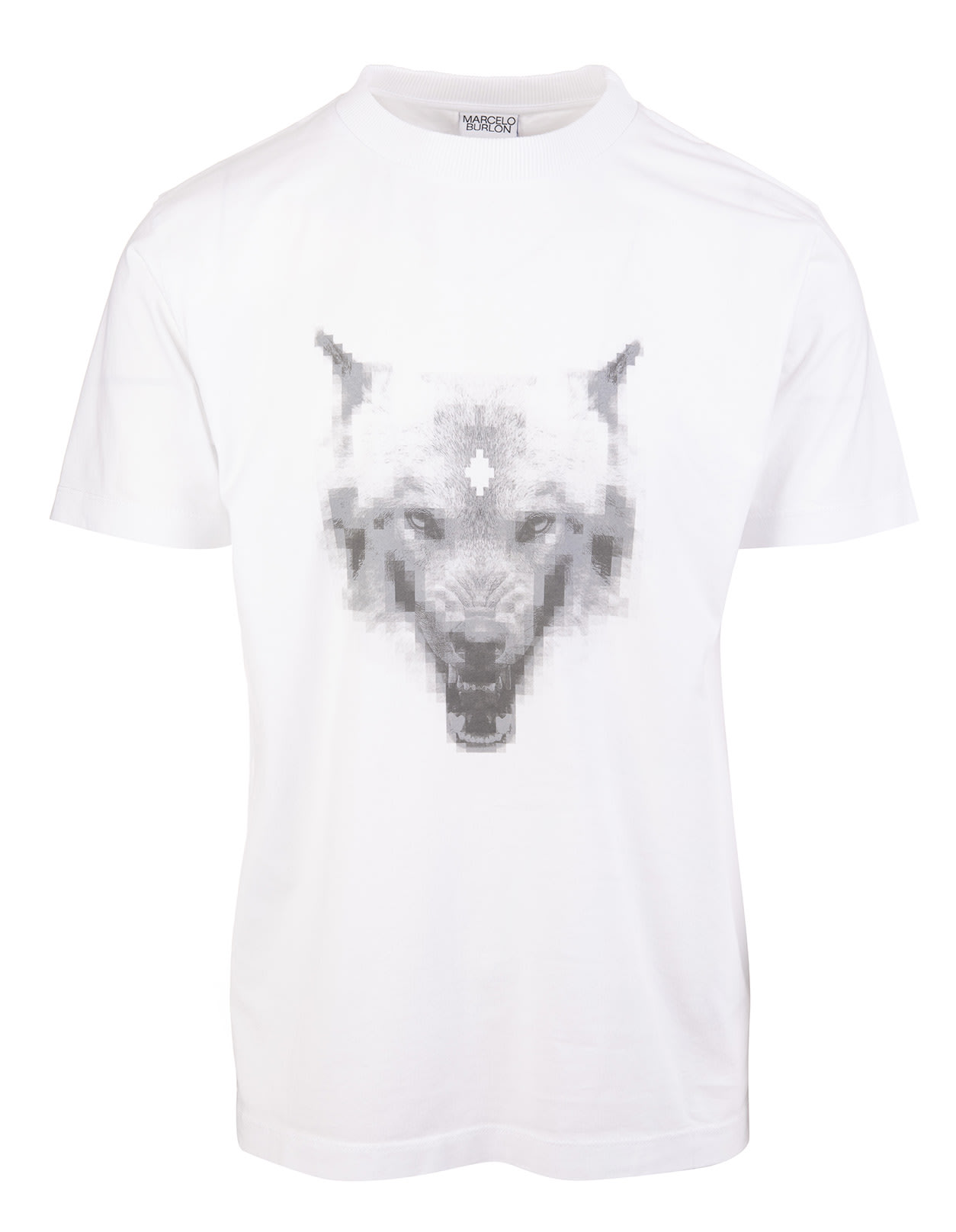 Marcelo Burlon Man Wolf White T-shirt