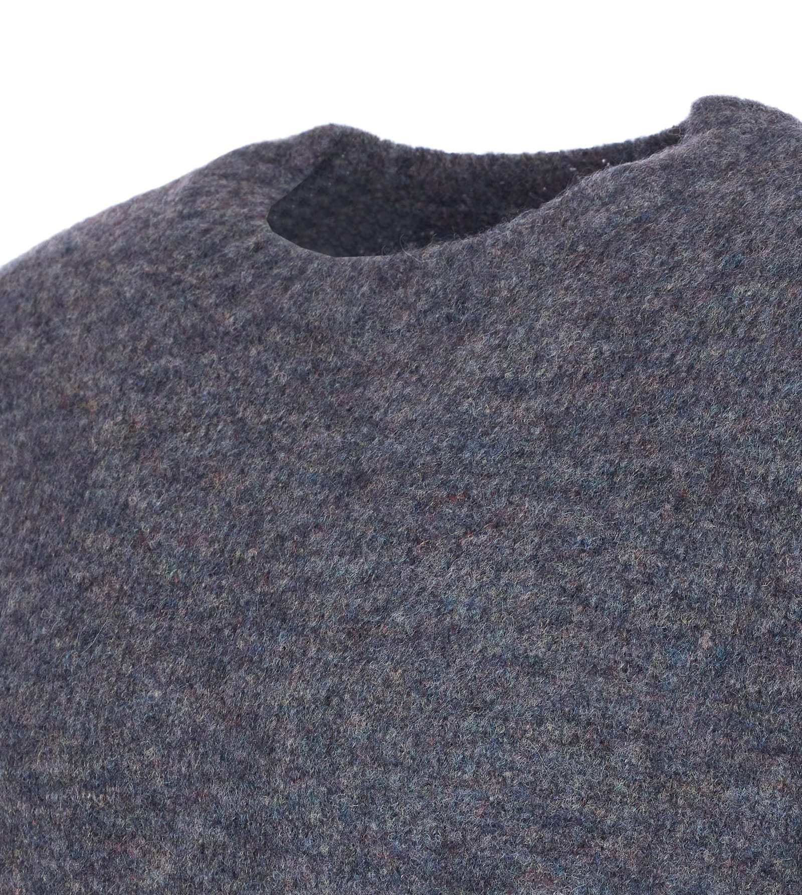 Apc A. P.c. Pull Lucas Sweater Pic Bleu Acier Chine In Gray