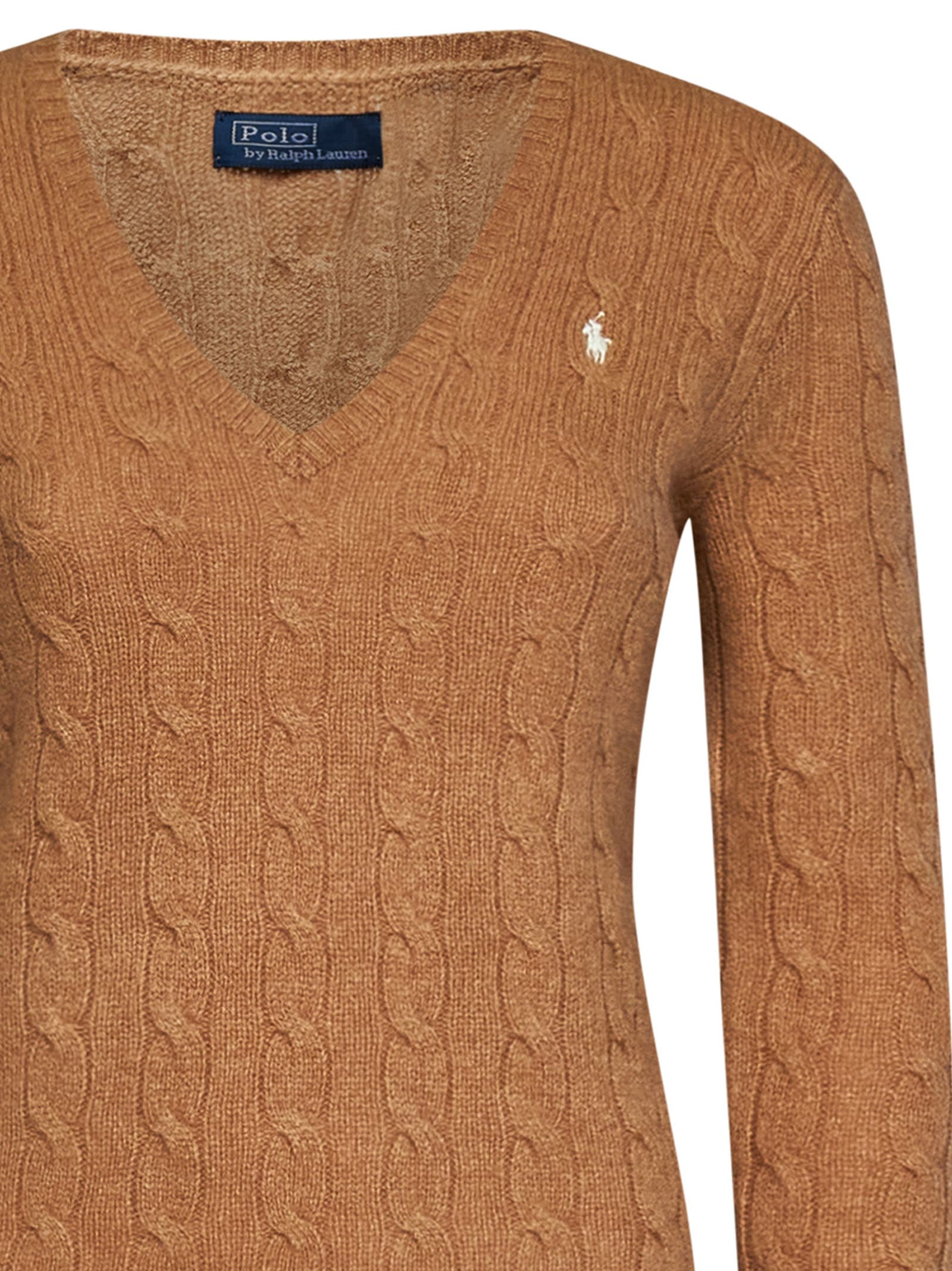 Shop Polo Ralph Lauren Sweater In Brown