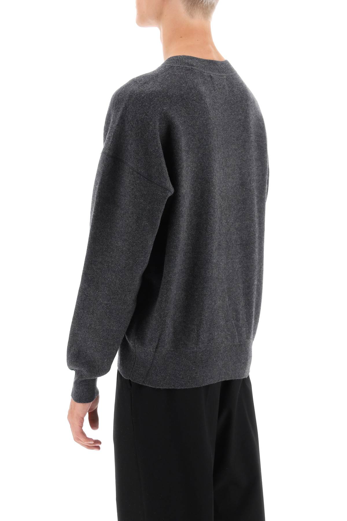Isabel Marant Antea Logo-detail Pullover In An Anthracite