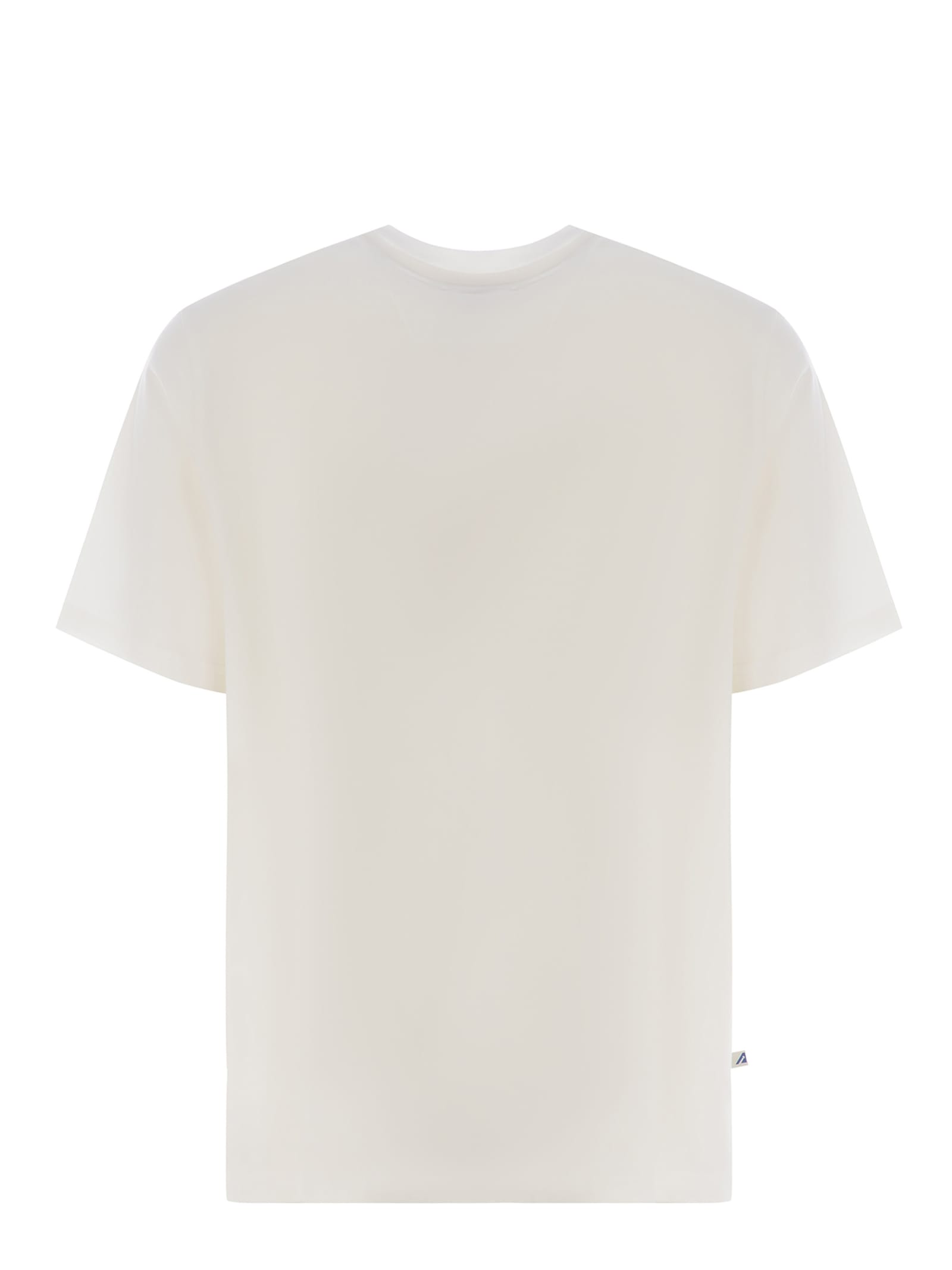 Shop Autry T-shirt  Made Of Cotton In White