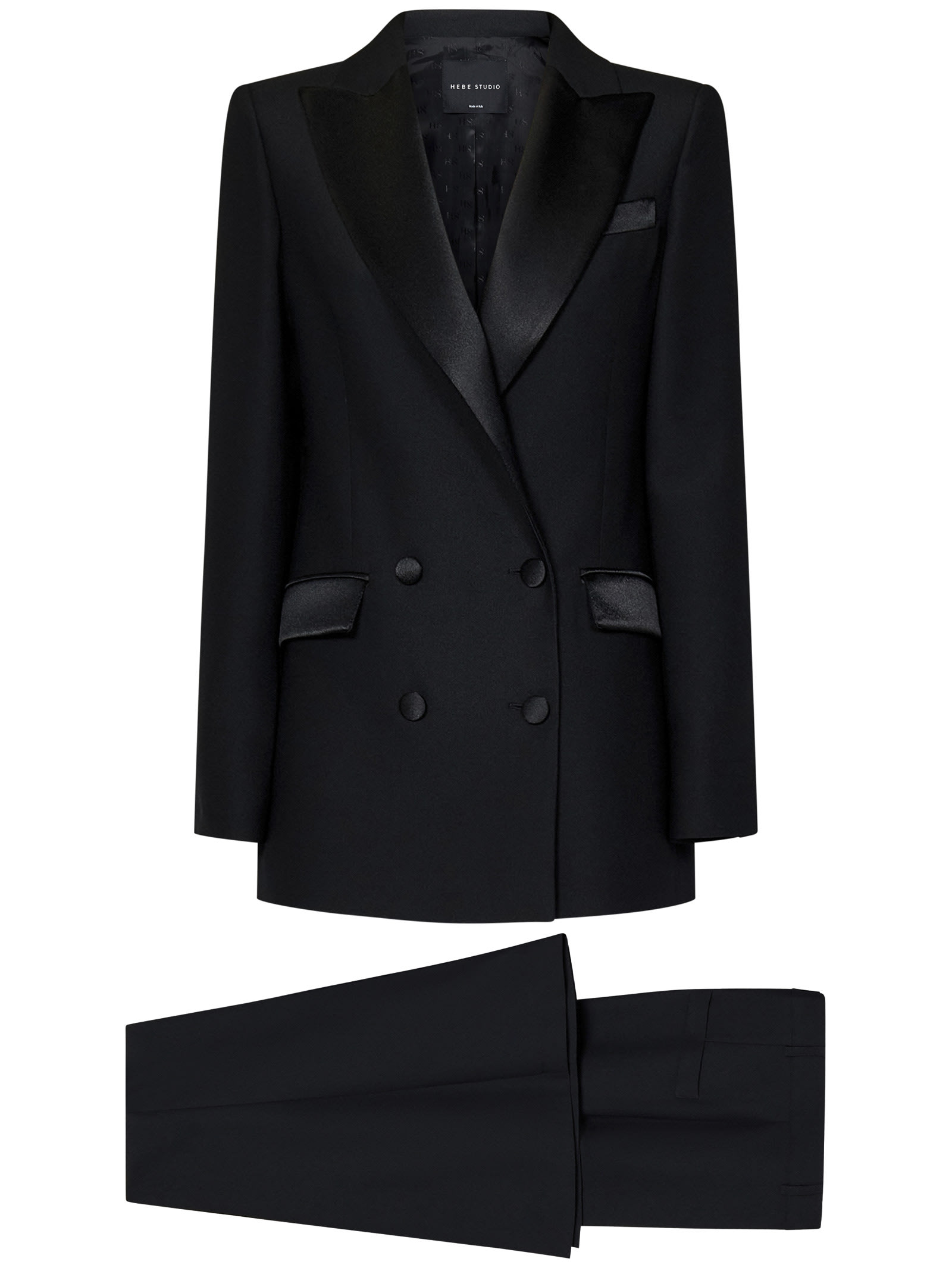 Shop Hebe Studio The Bianca Suit In Black