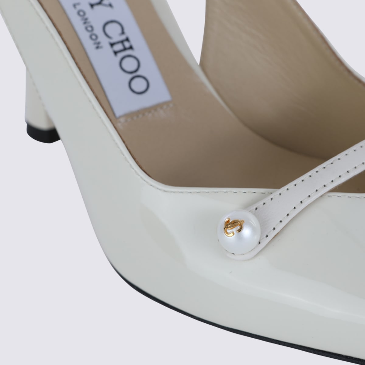 Jimmy Choo 85mm Pearl-embellished Slingback Pumps