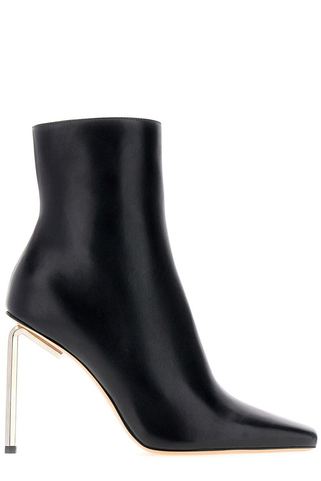 OFF-WHITE ALLEN SQUARE TOE ANKLE BOOTS
